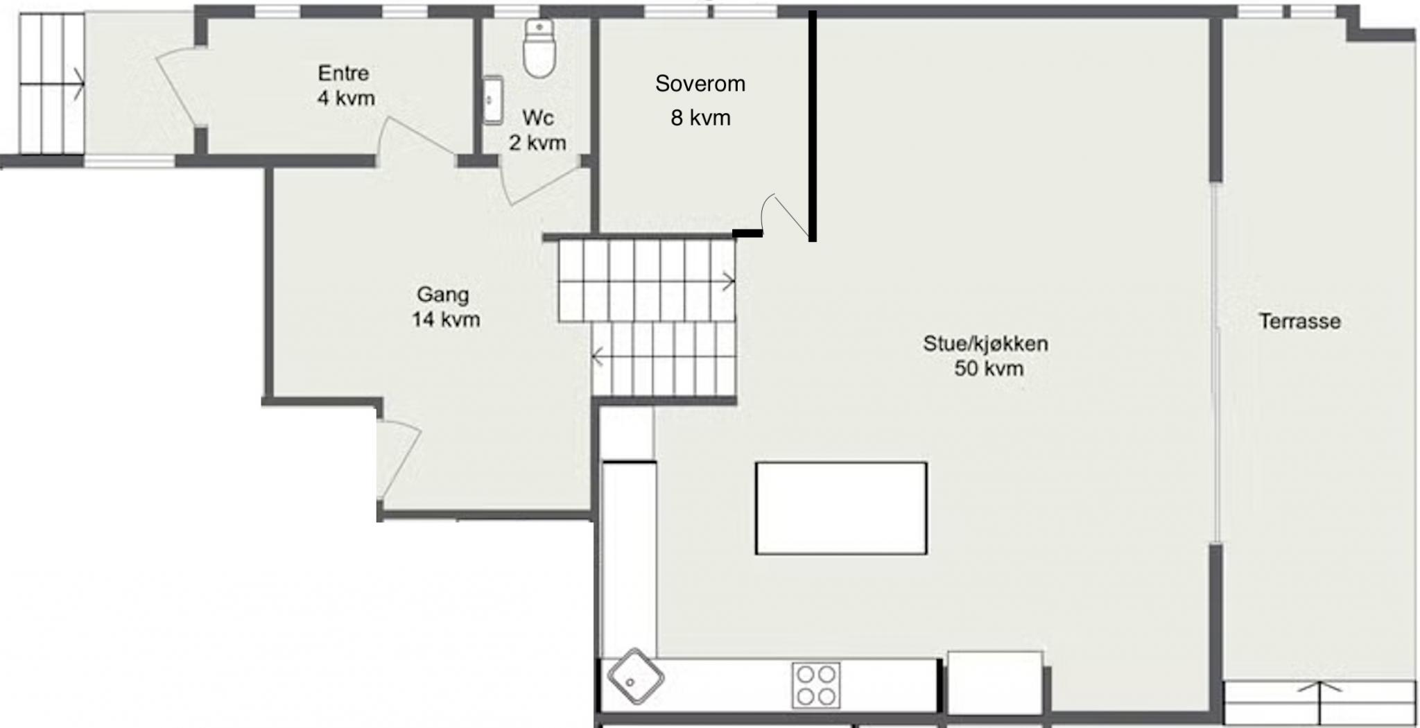 Plantegning 2. etasje
