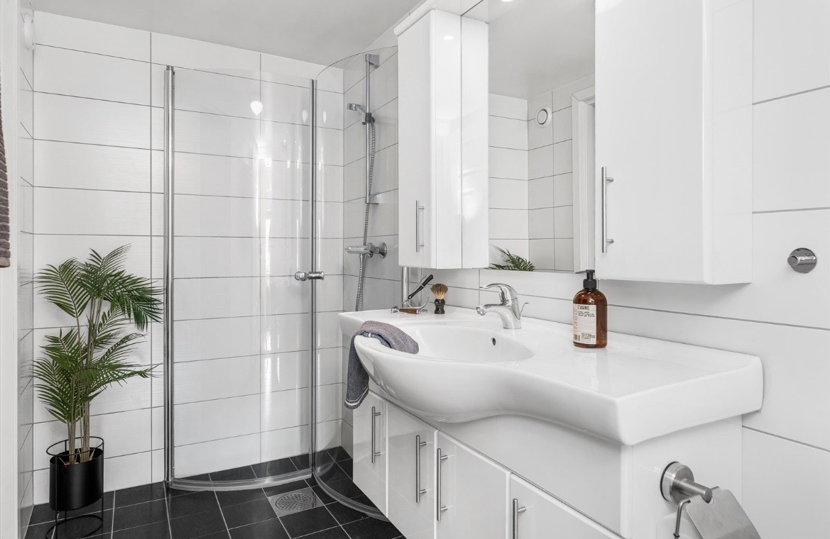 Varmekabler på badet.