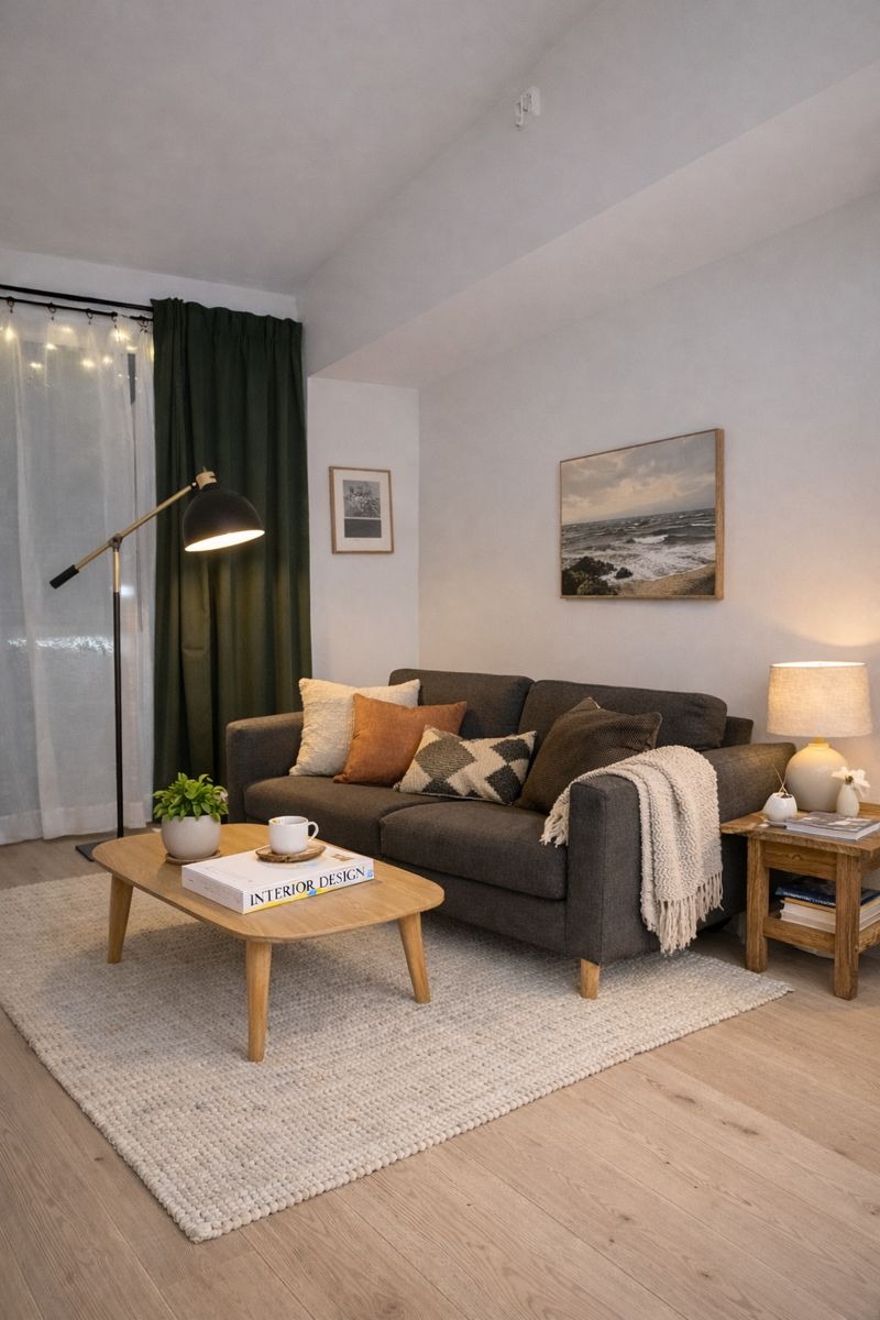 Eksempelbilde av stuen