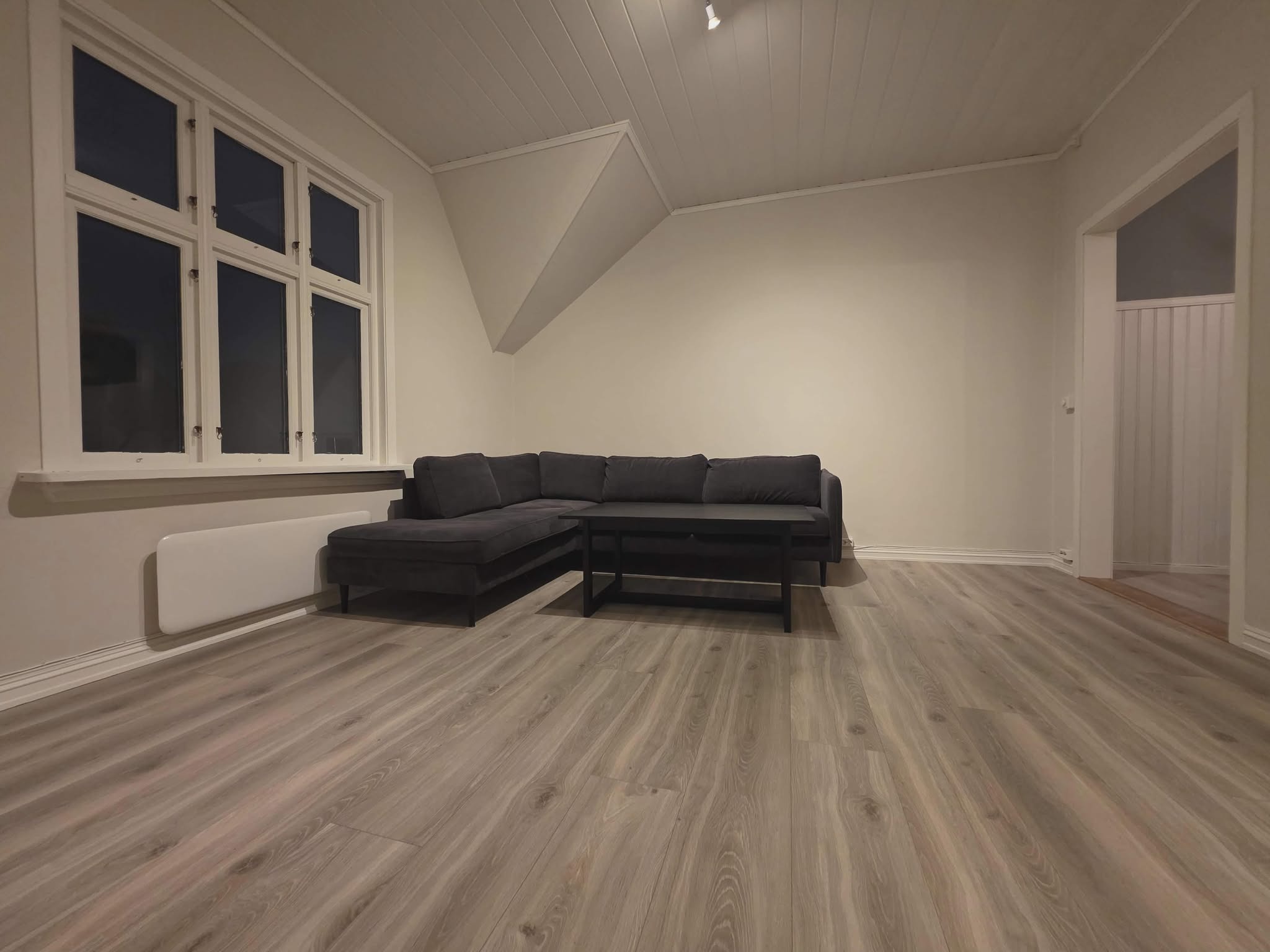 hoved stue med hjørne sofa