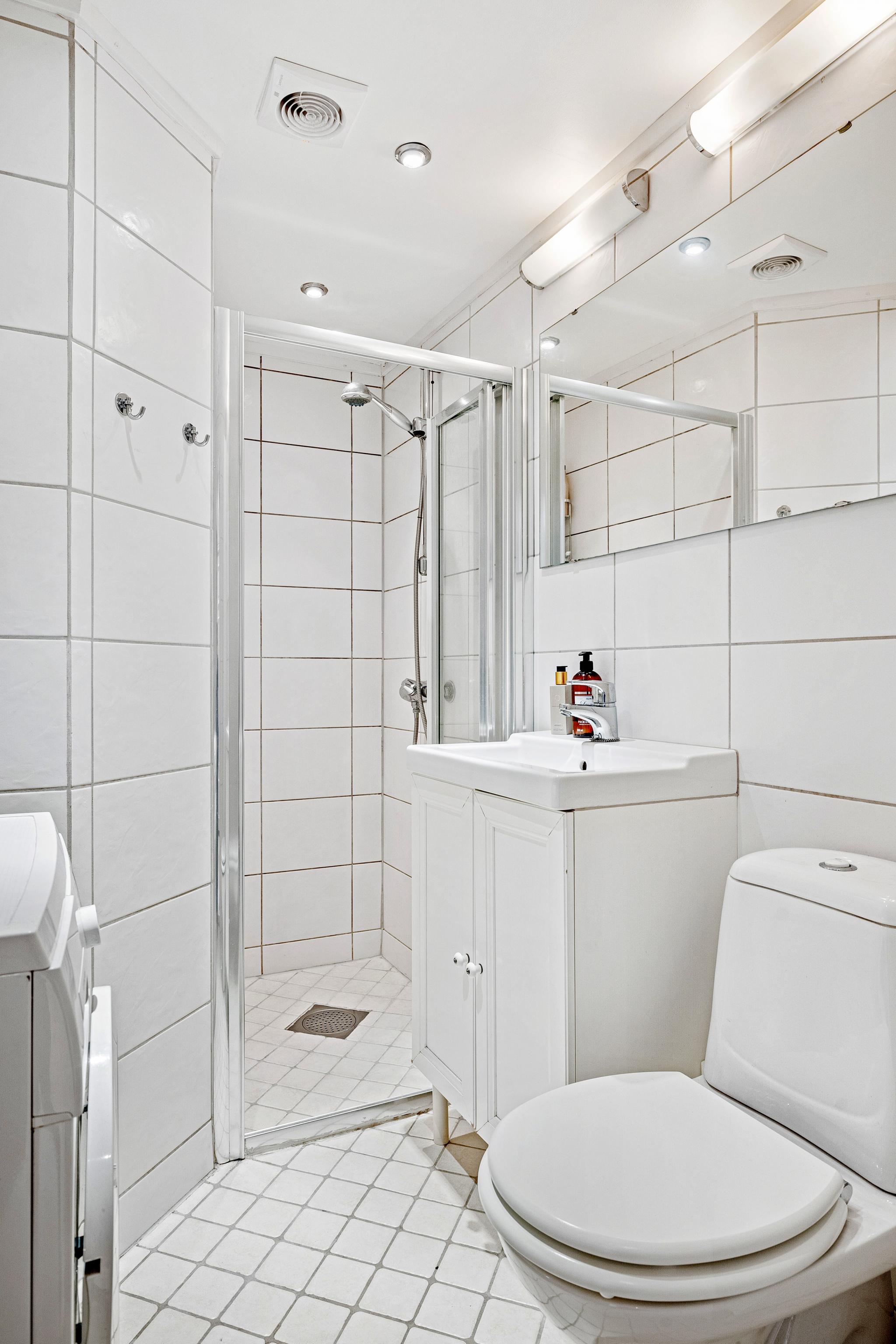 Baderommet ble renovert i 2005.