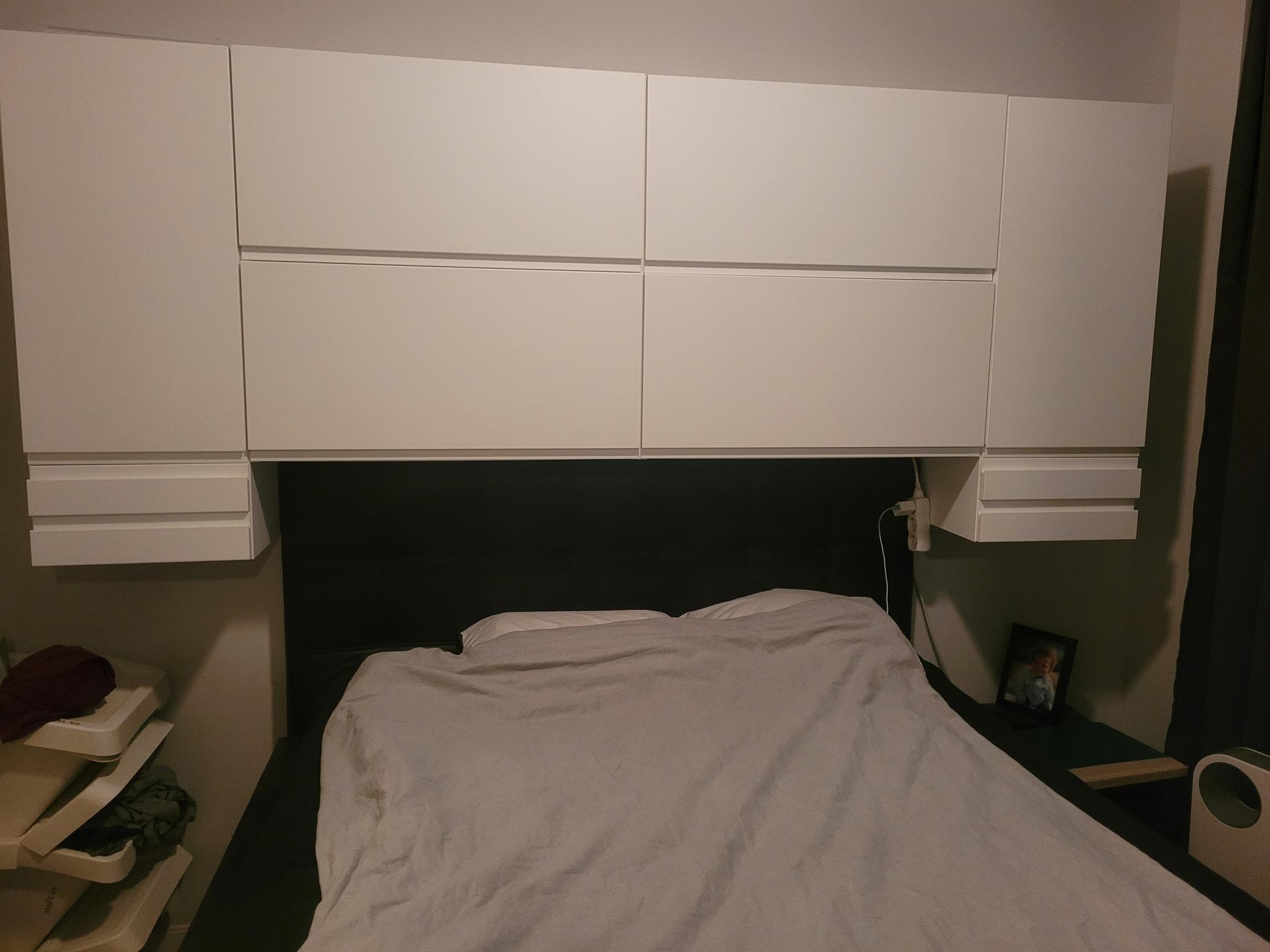 God skapplass over senga