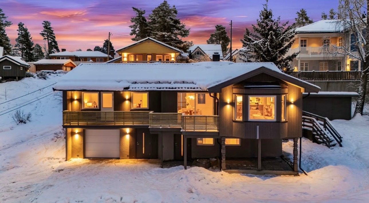 Finstadkroken 6 - totalrenovert i rolig og etablert boligstrøk på Finstadjordet i Lørenskog.