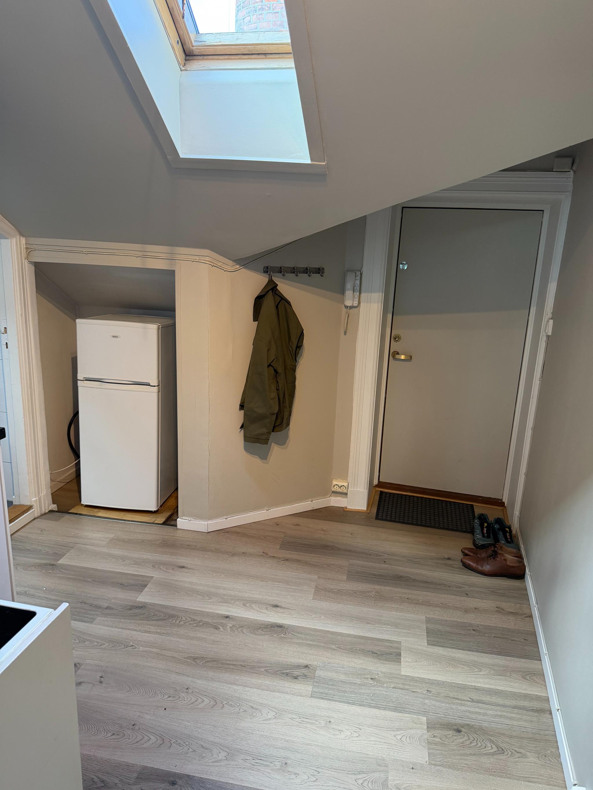 Entre sett fra stue/soveromsområdet