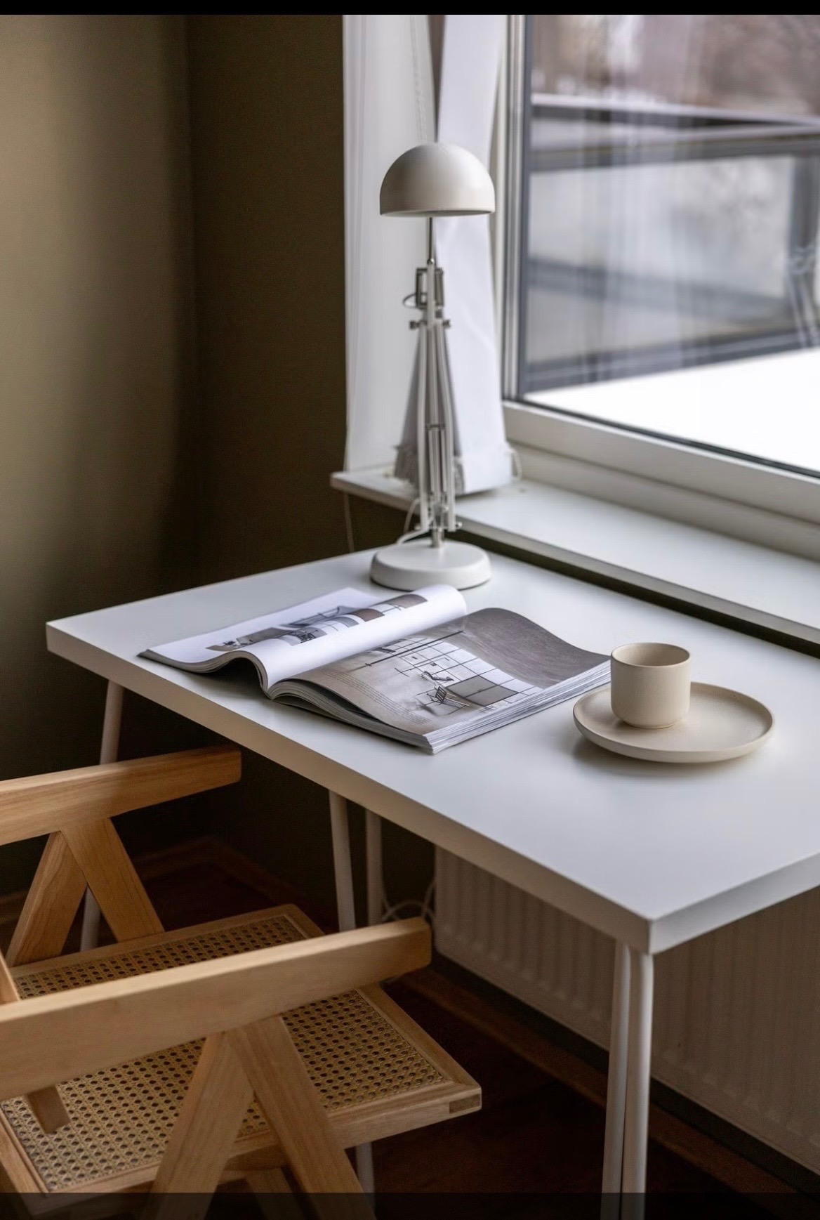 Plass til skrivebord på soverom (illustrasjonsfoto) 