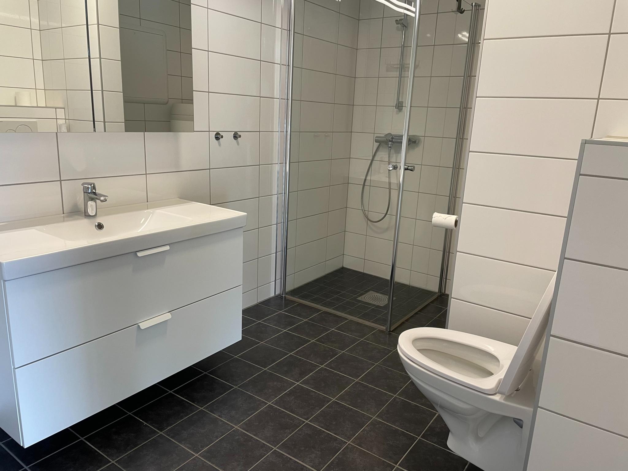 Bad med plass til vaskemaskin