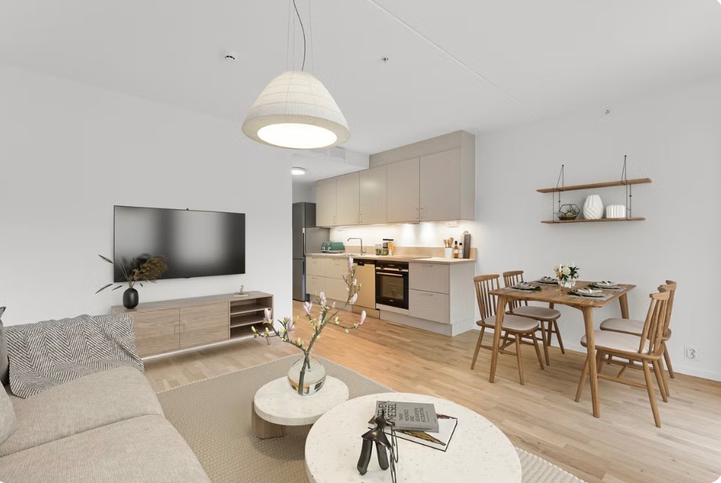 KI-generert møblering