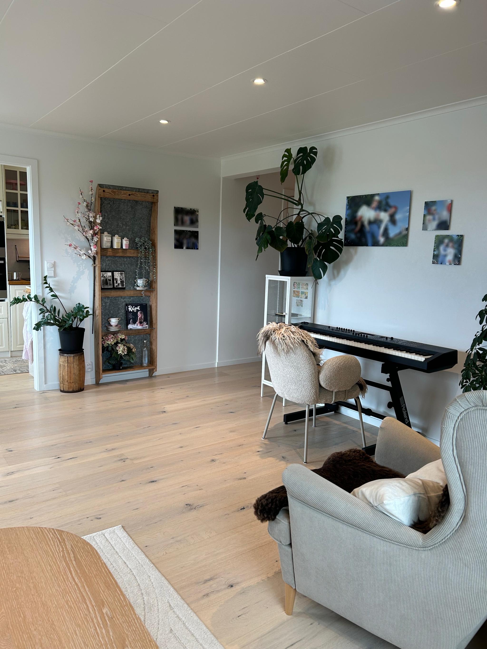 Lys og åpen stue