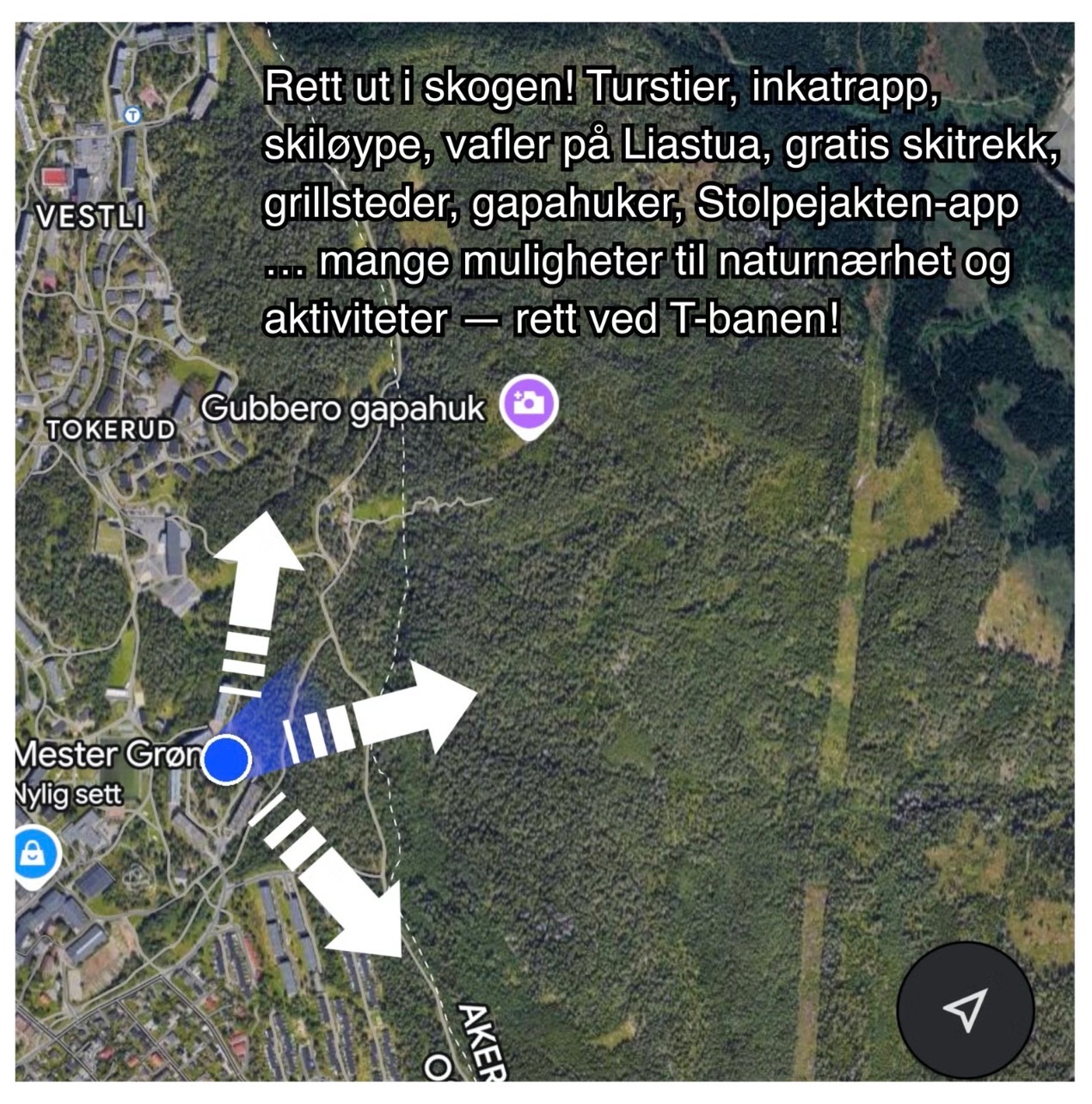 Leiligheten ligger rolig og naturnært til; ett av et begrenset antall steder i urbane Oslo hvor marka og flotte turområder ligger rett ved dørstokken…