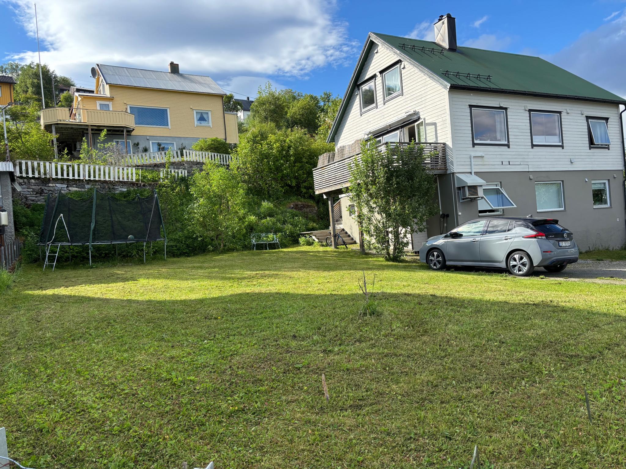 Uteområde.