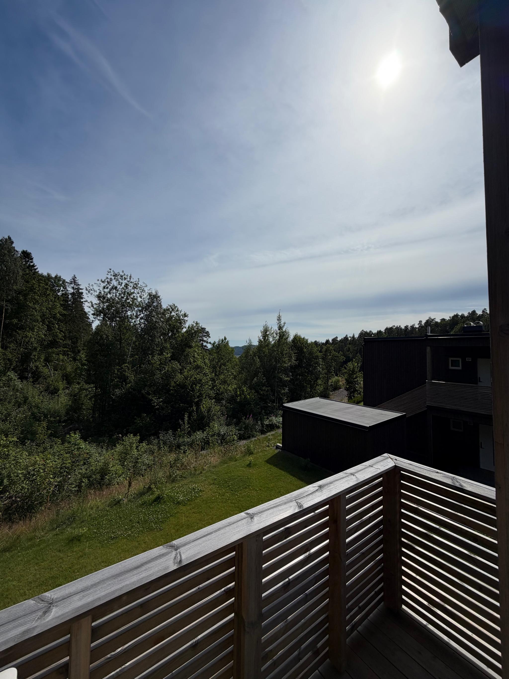 Utsikt fra balkong