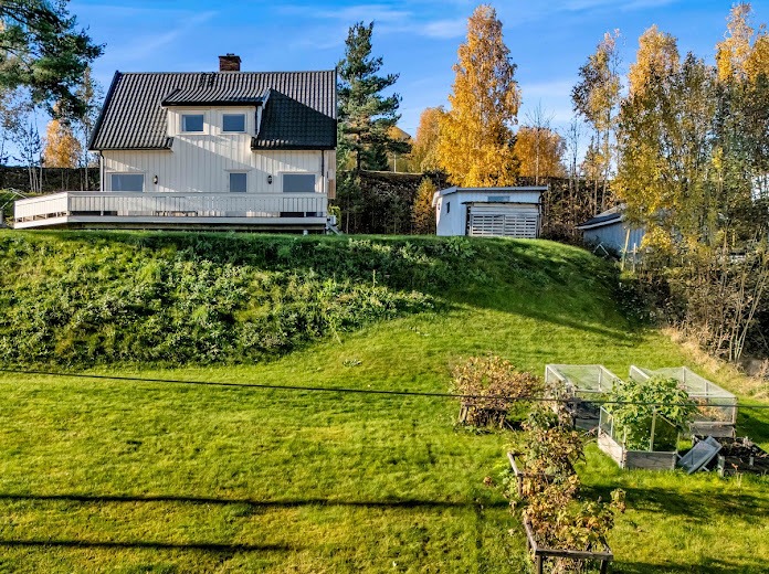 Deler av hagen