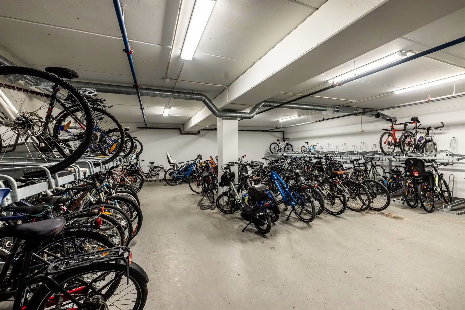 Sykkelparkering i garasjen