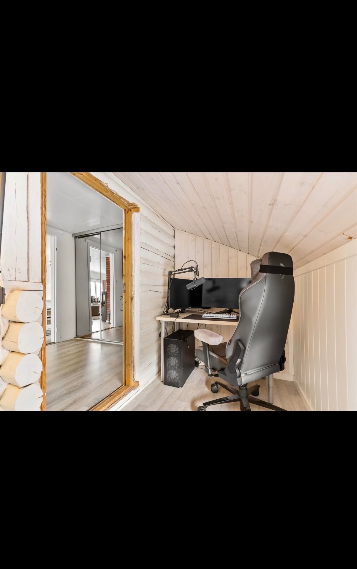 Sovealkove/kontor på ca 9kvm
