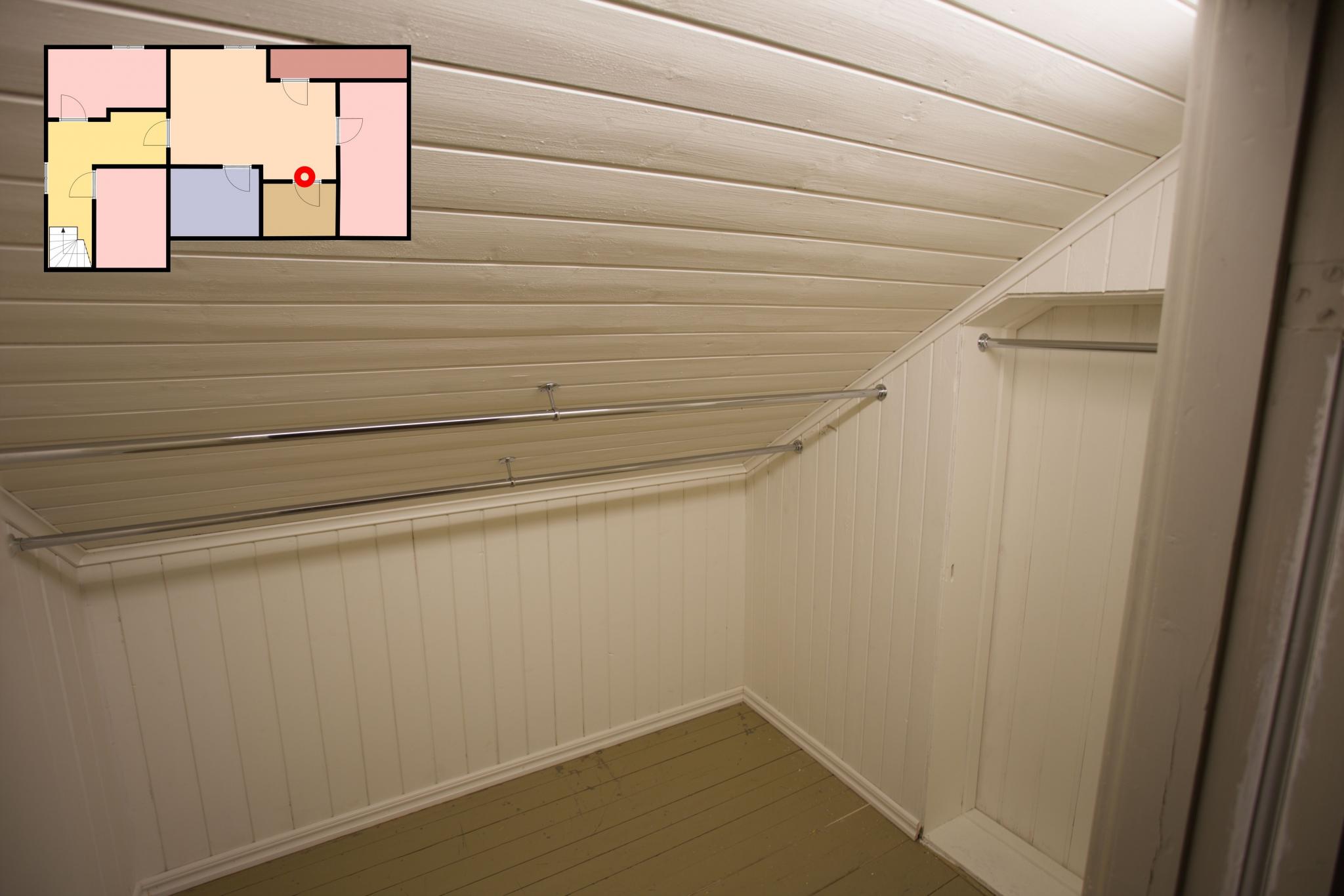 Skråtaksgarderobe