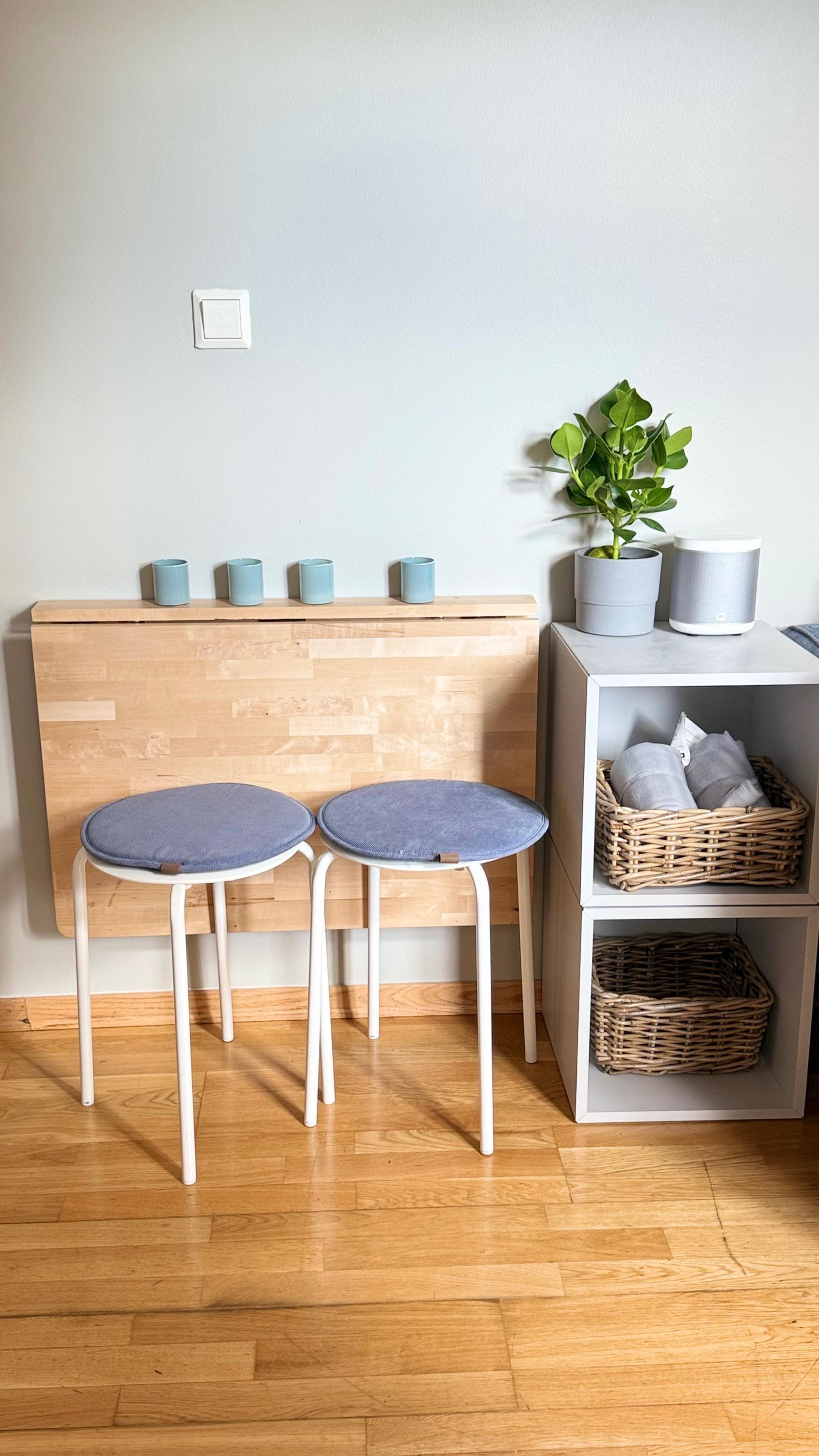 Klappbordet felt ned