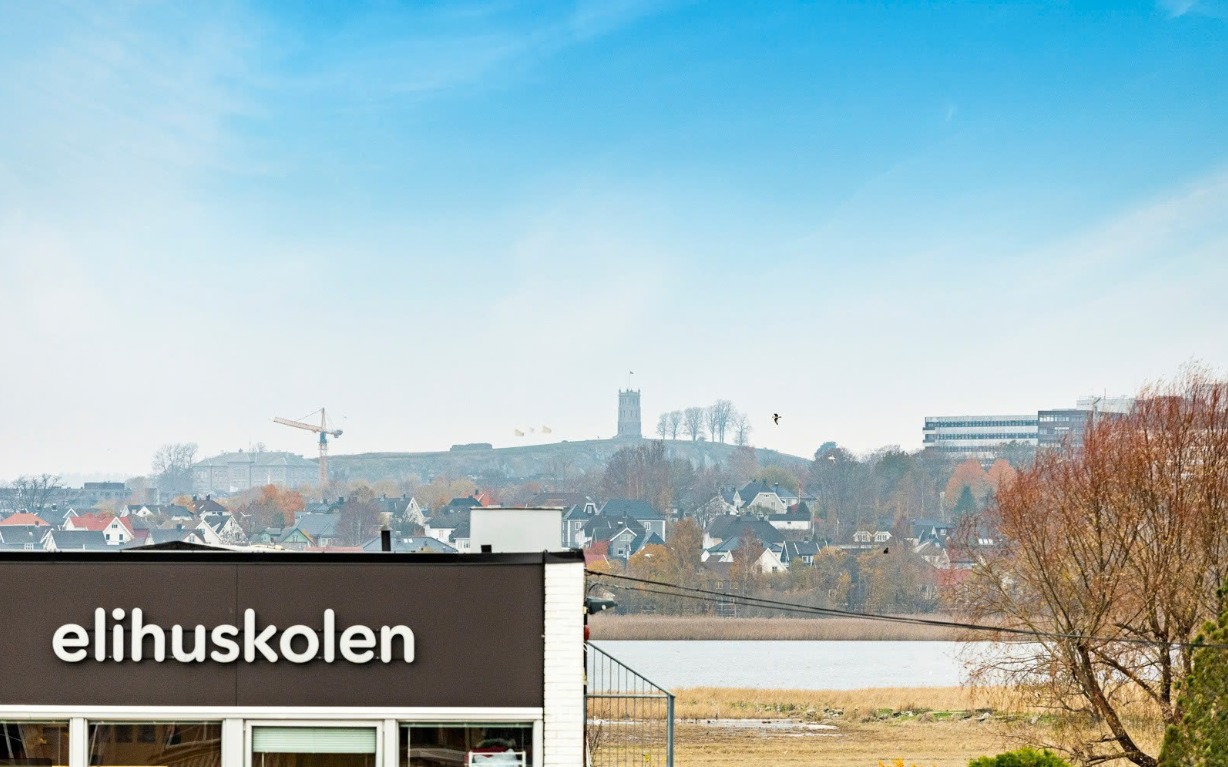 utsikt til Slottsfjell 