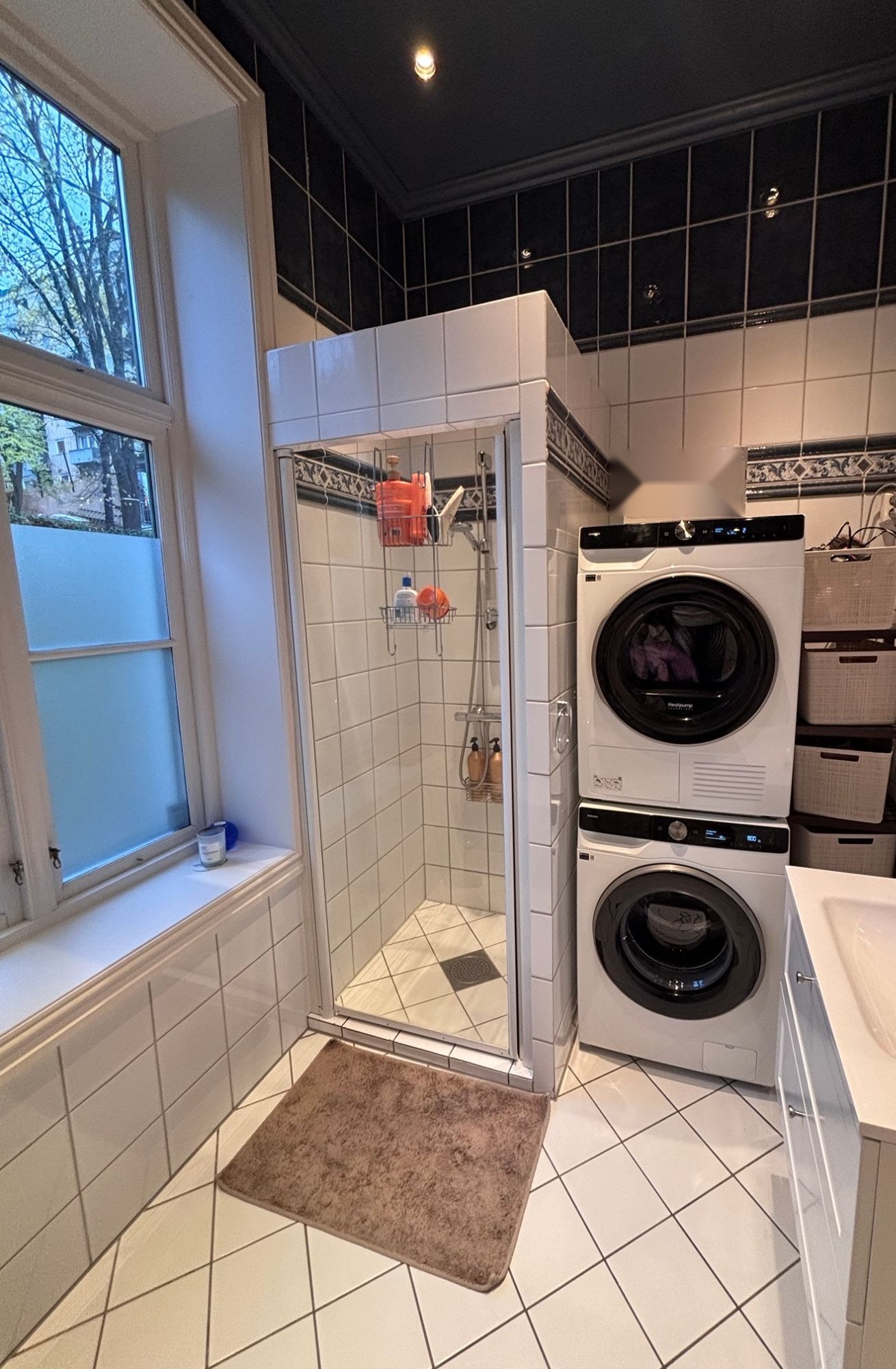 Bad 2 har vaskemaskin og tørketrommel