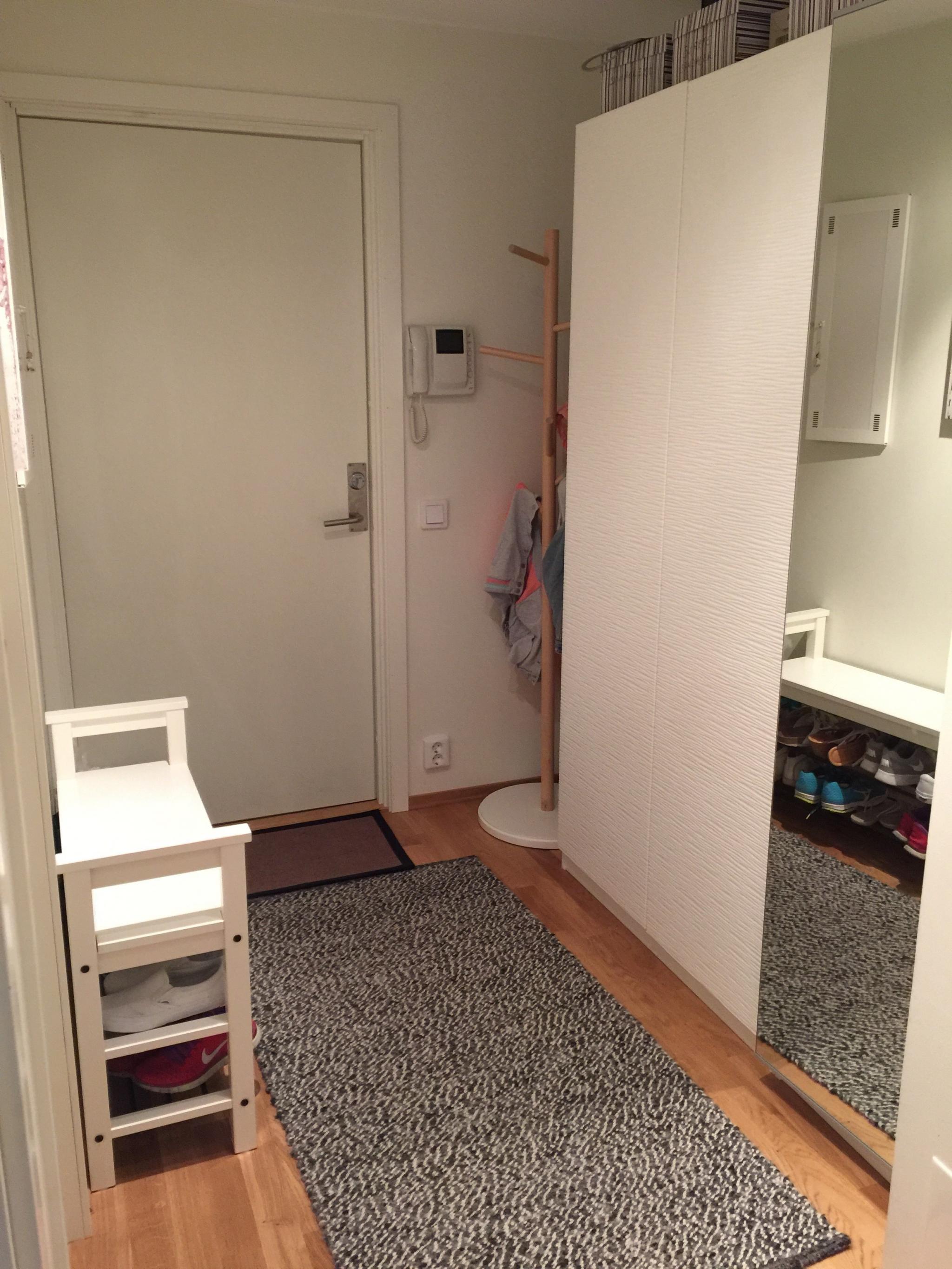 Gang med godt med lagringsplass