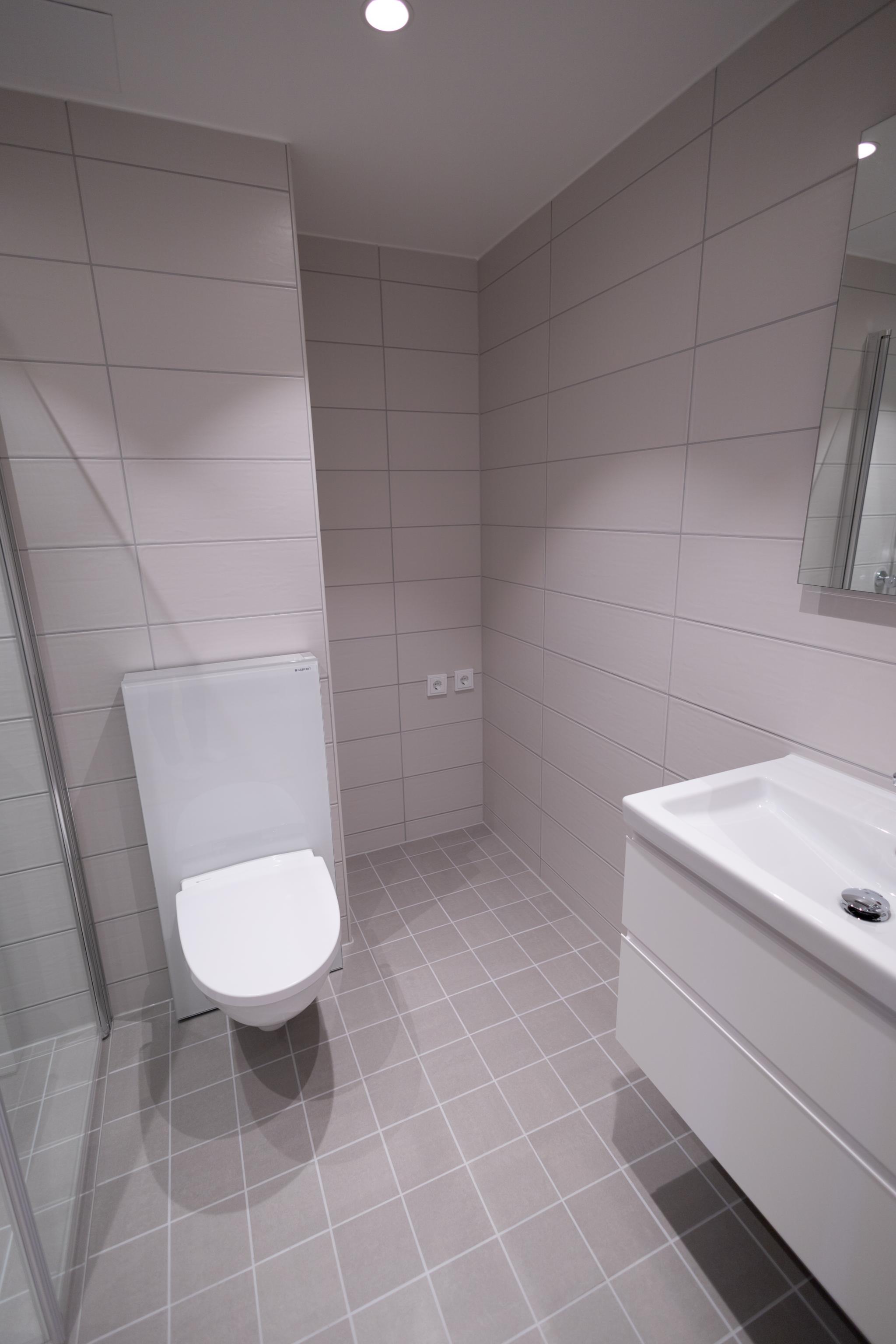 Bad med opplegg til vaskemaskin