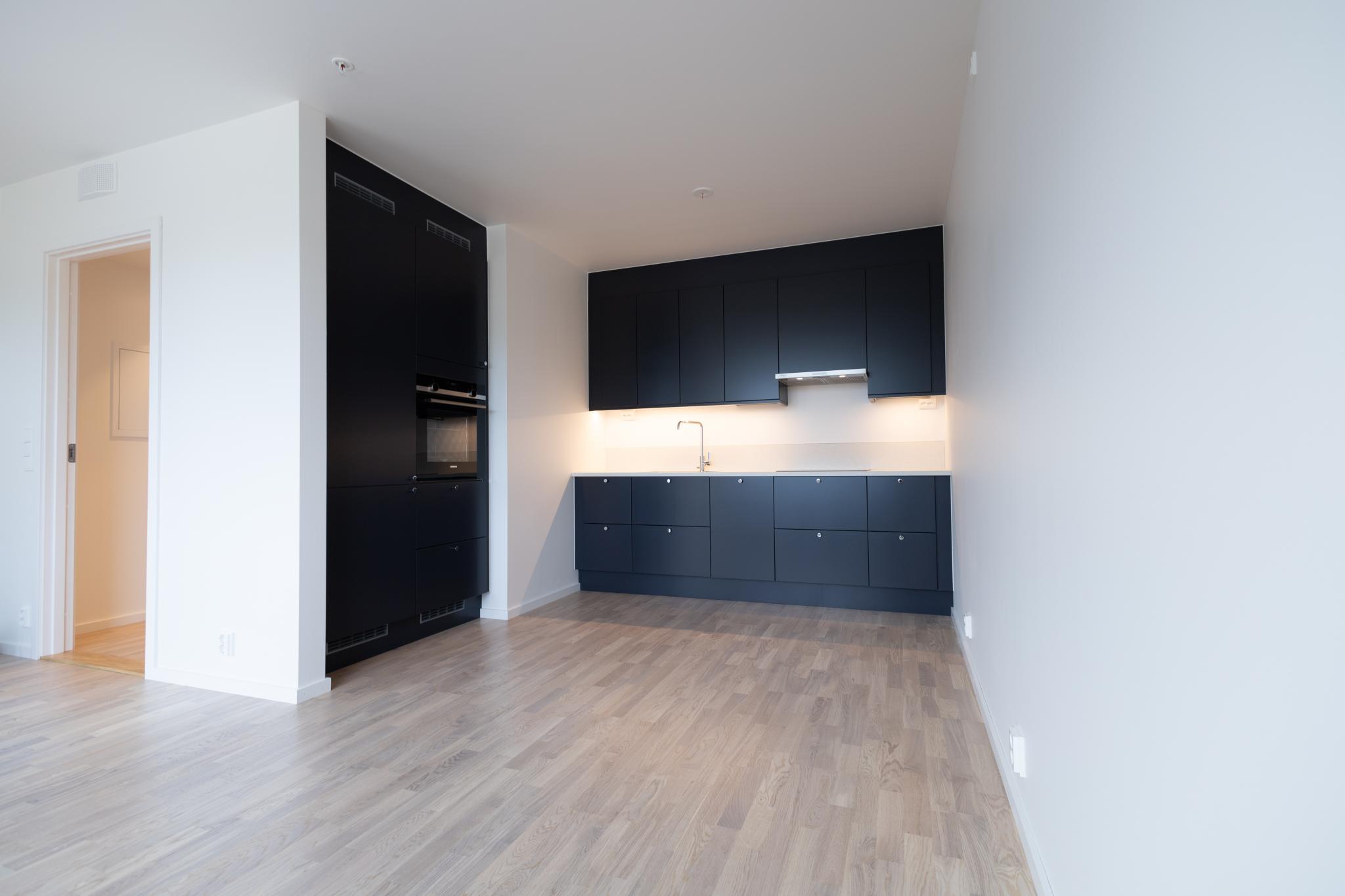 Åpen stue/kjøkkenløsning