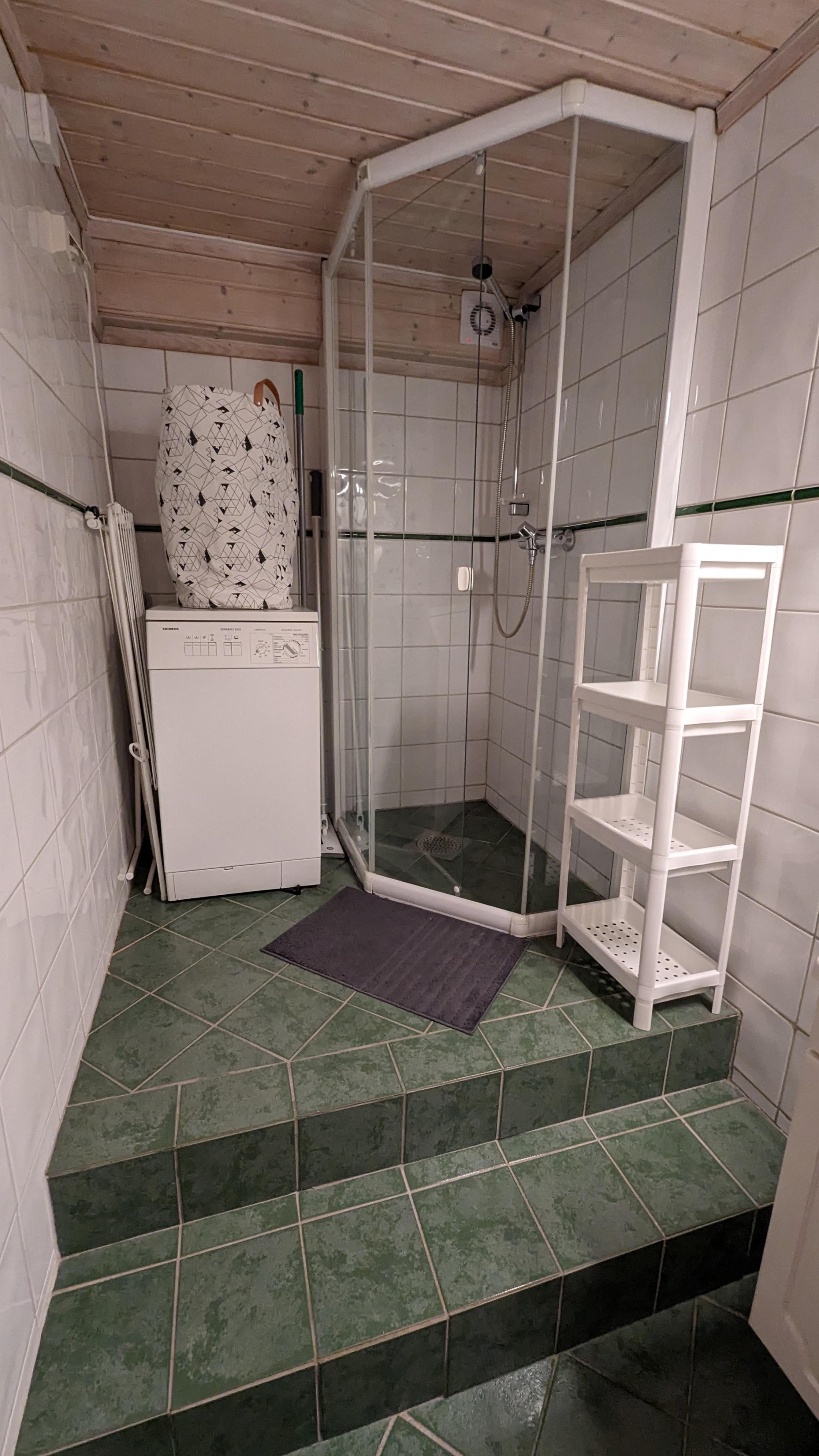 bad med vaskemaskin