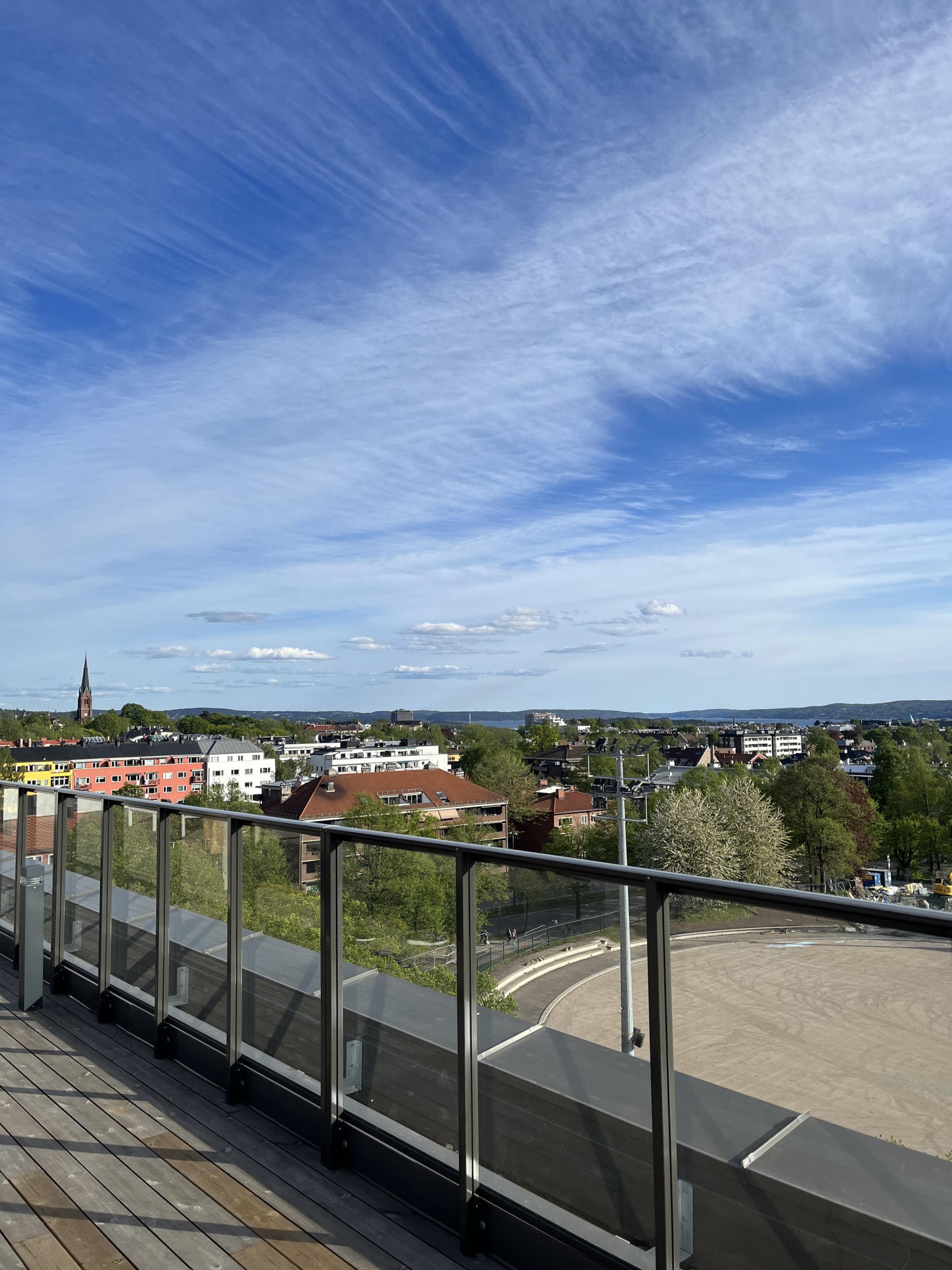 Utsikt fra en av takterrassene