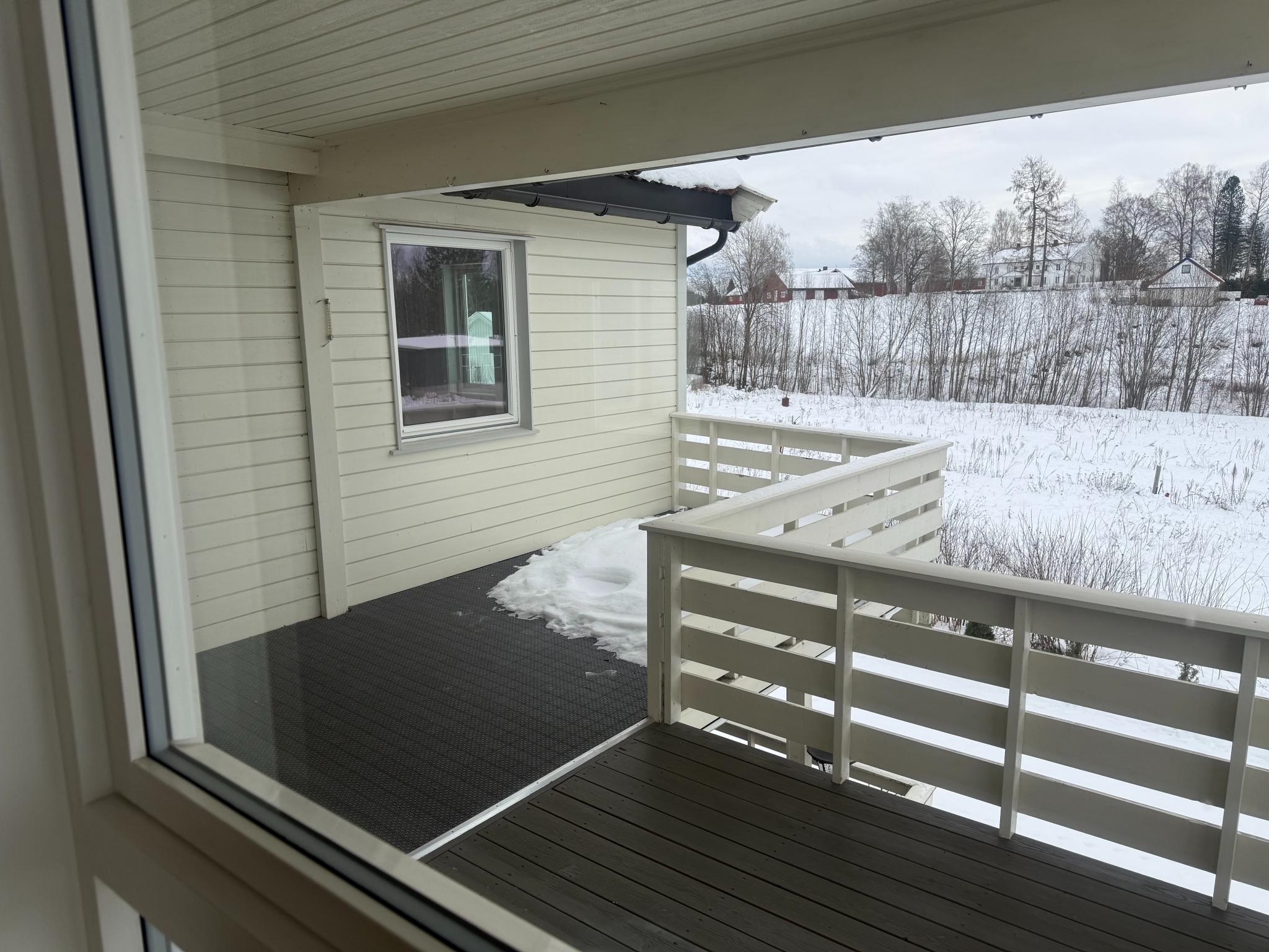 Balkong med noe utsikt