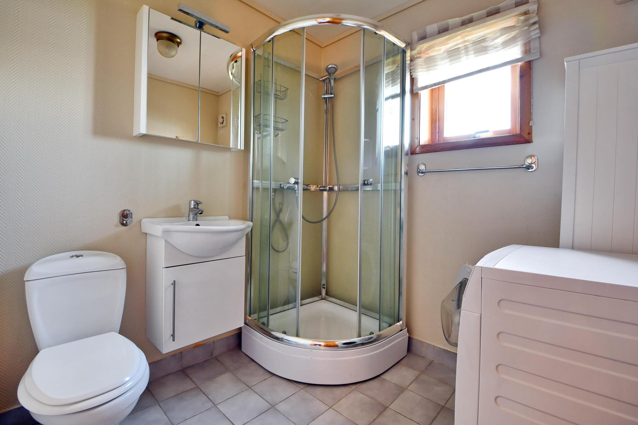 Bad med kombinert vask/tørk