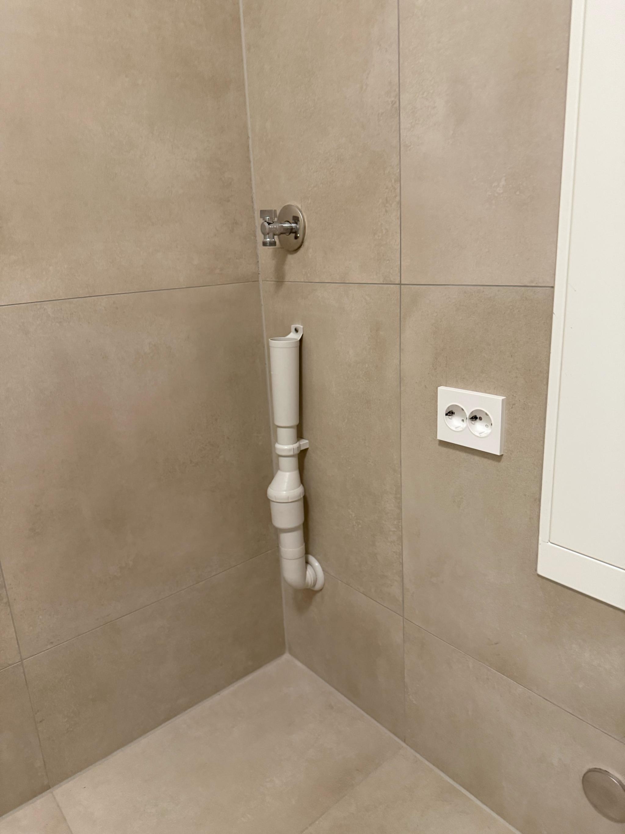 Tilkobling for vaskemaskin