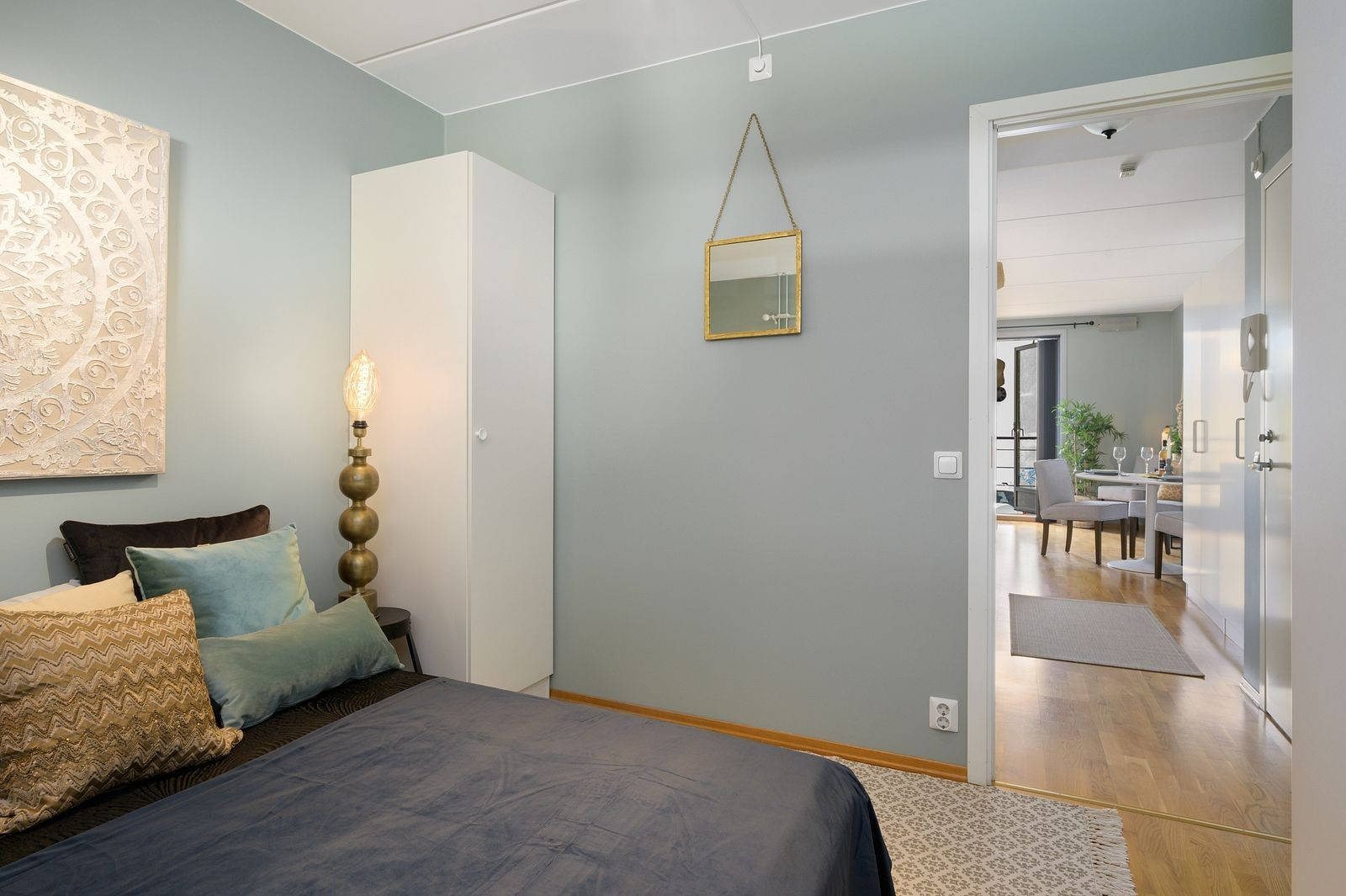 Soverommet ligger vent inn mot rolige omgivelser