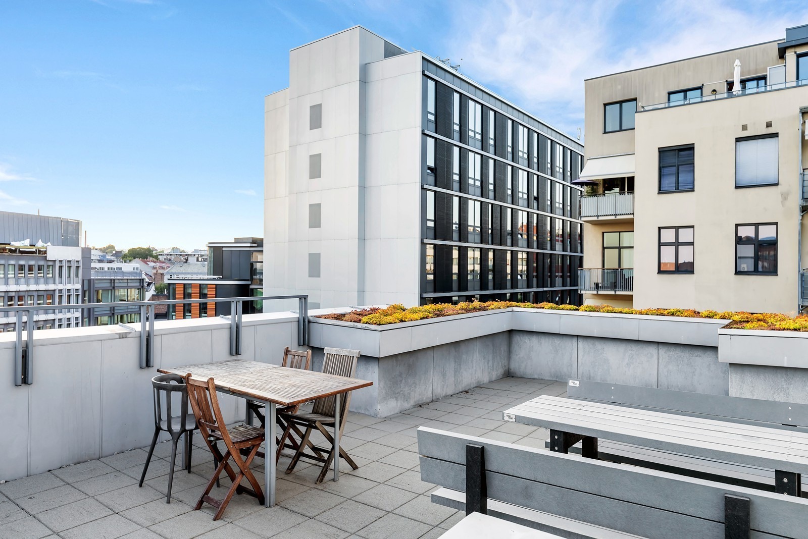 Direkte adkomst med heis til takterrassen