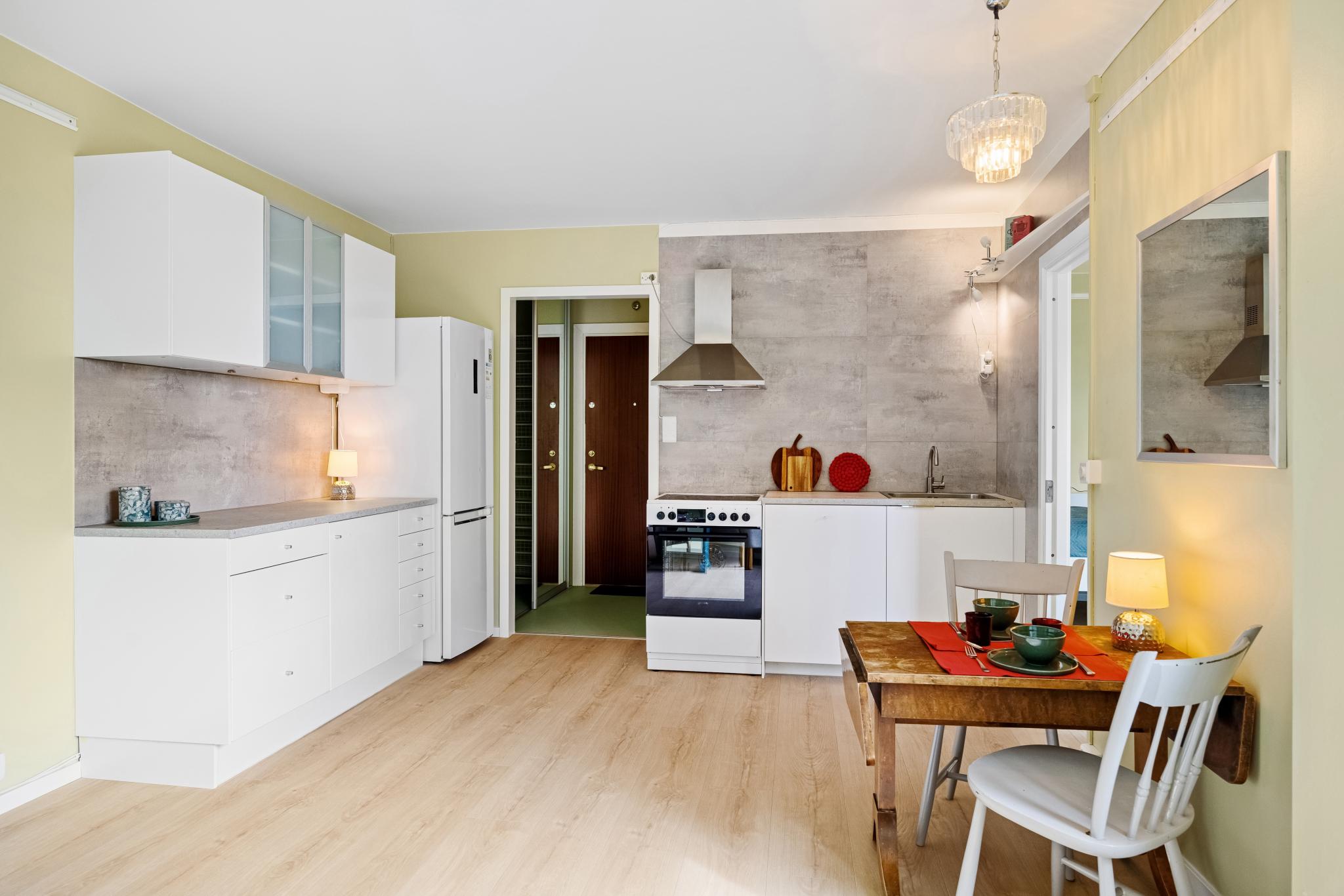 Åpen kjøkkenløsning