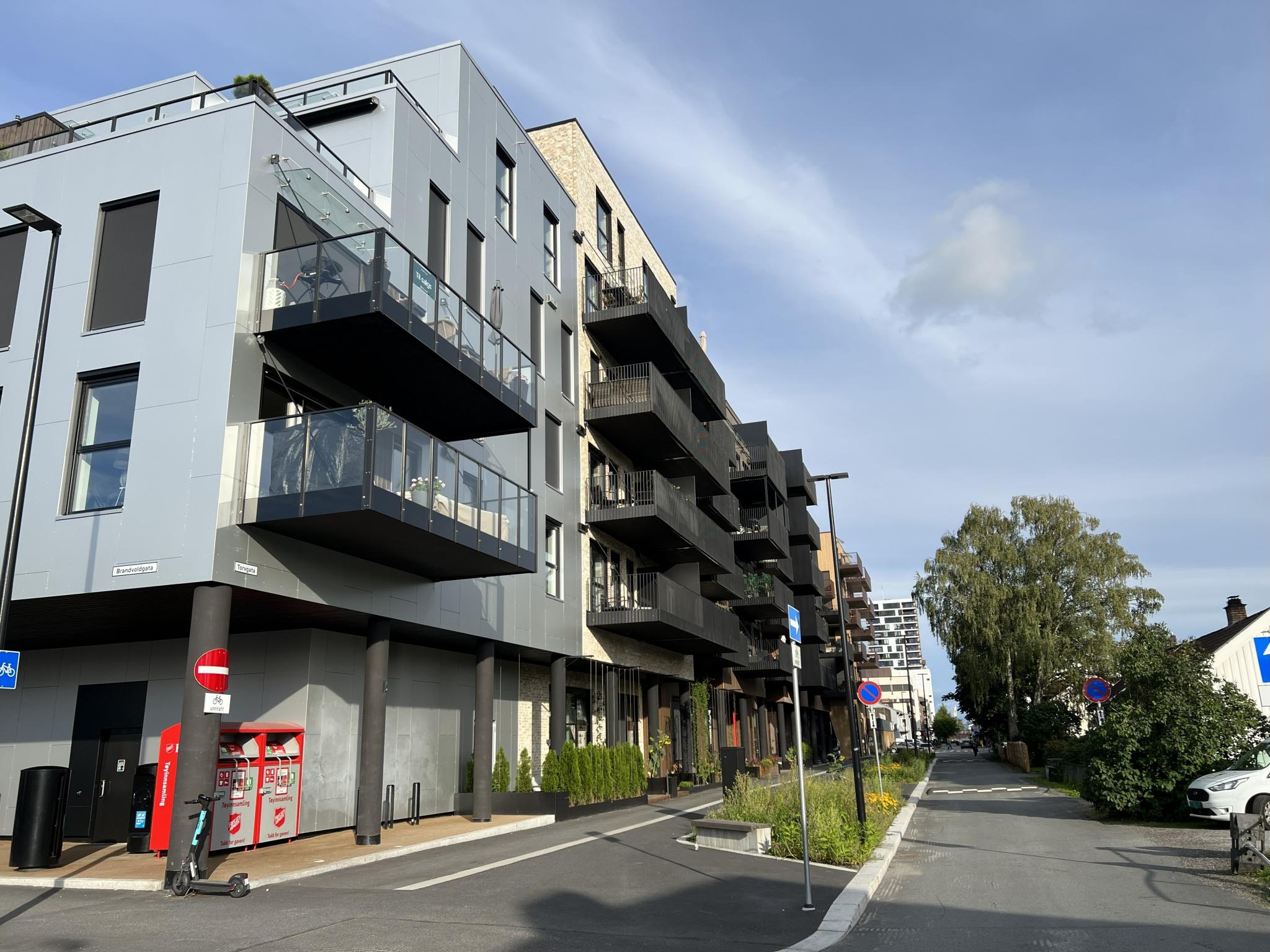 Torvgata, enveiskjørt miljøgate.