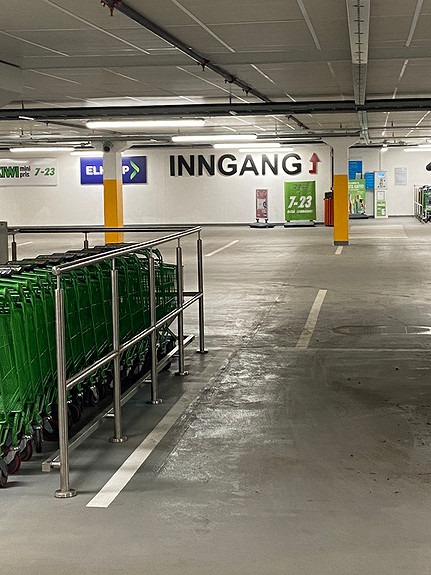 Du kan gå i tøfler til matbutikken