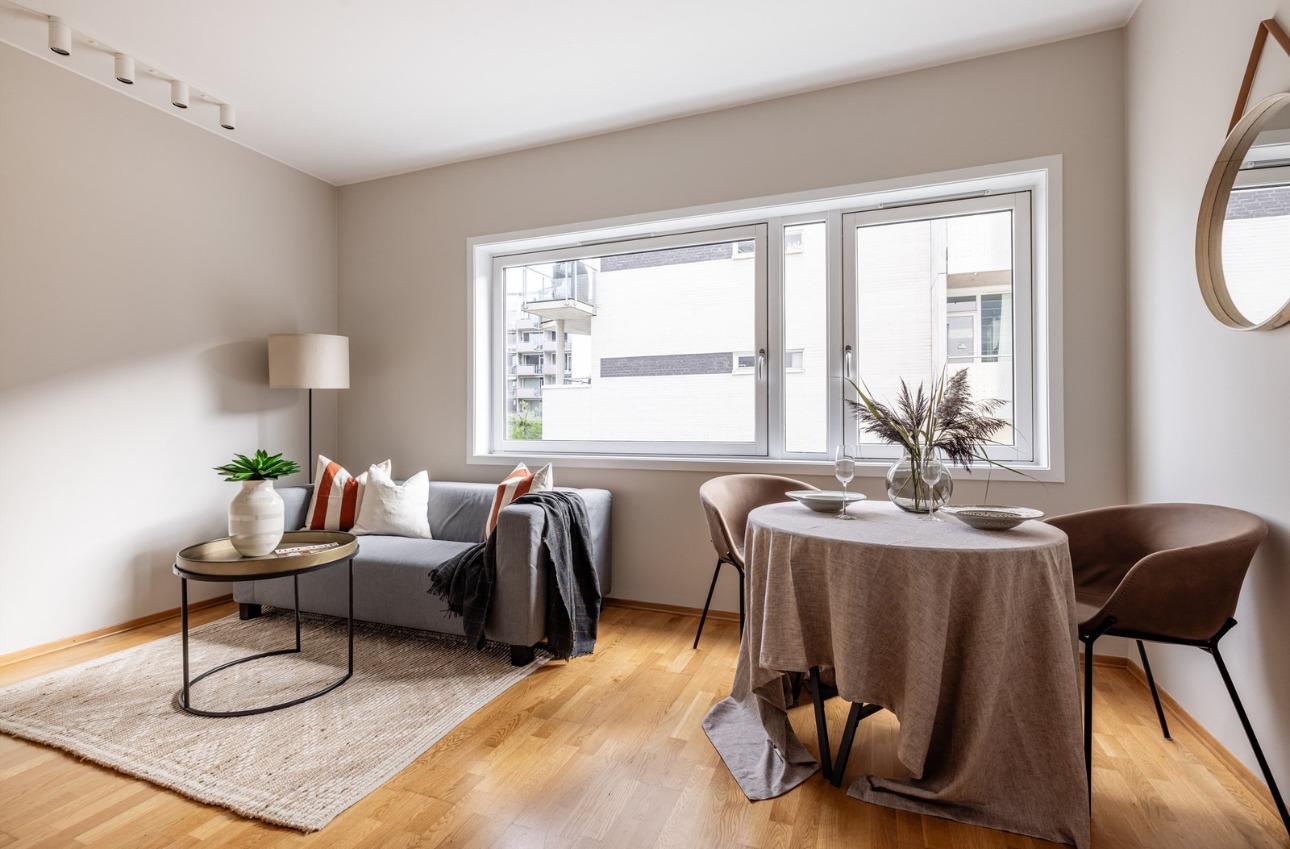 Bilde av lik leilighet, innredningsforslag.