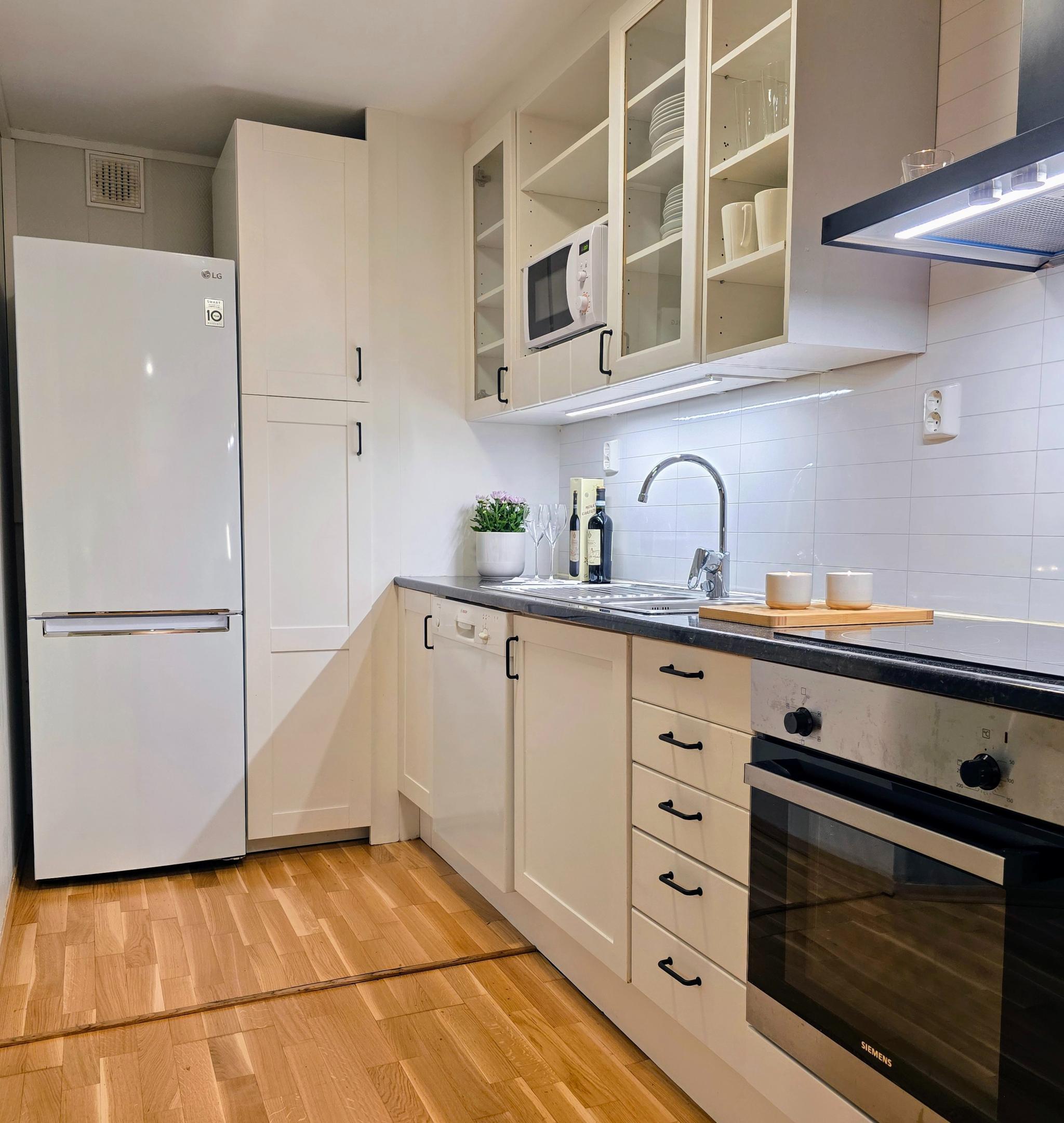 Kjøleskap er er nylig kjøpt nytt