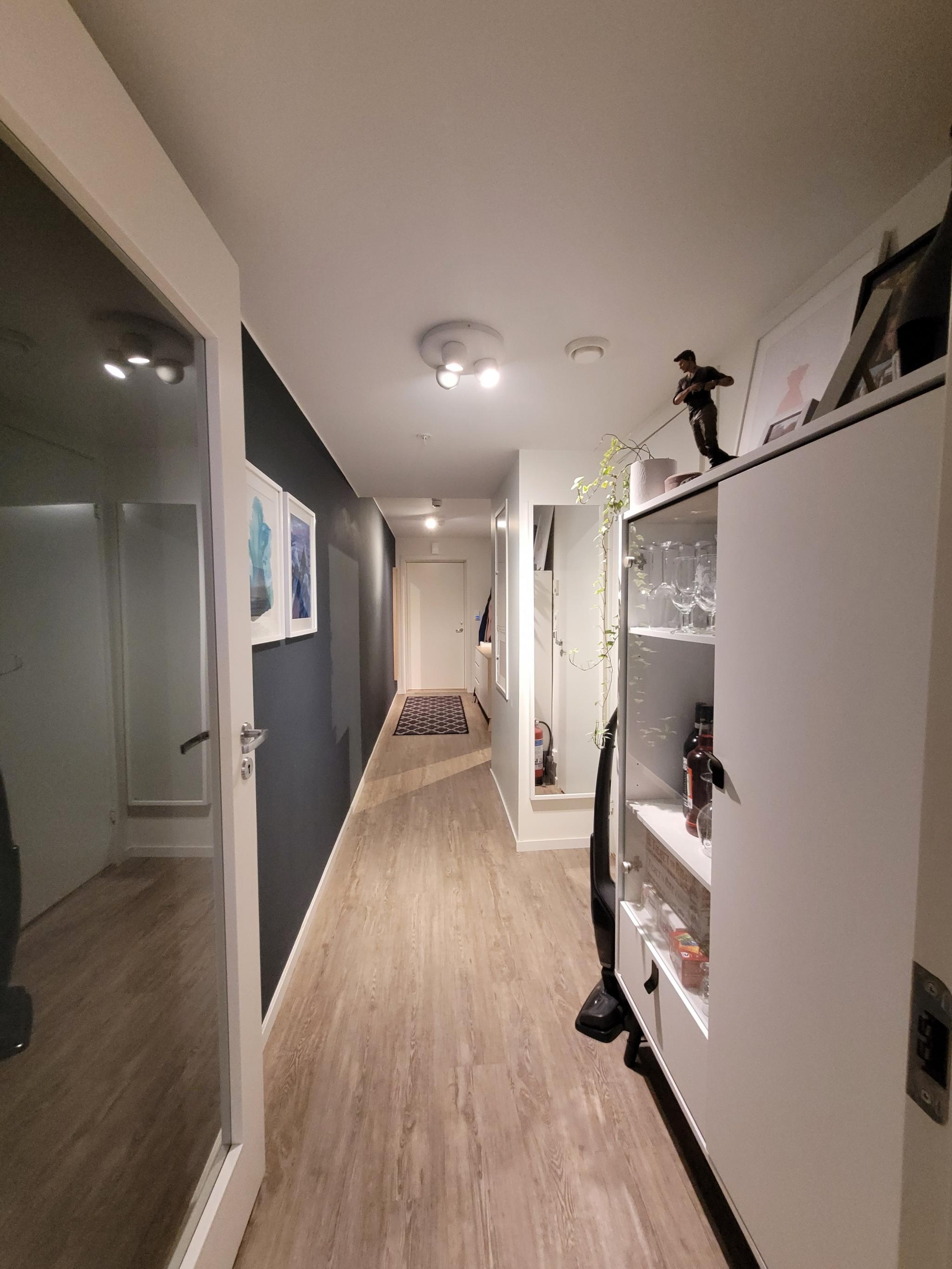 Entre med varmekabler