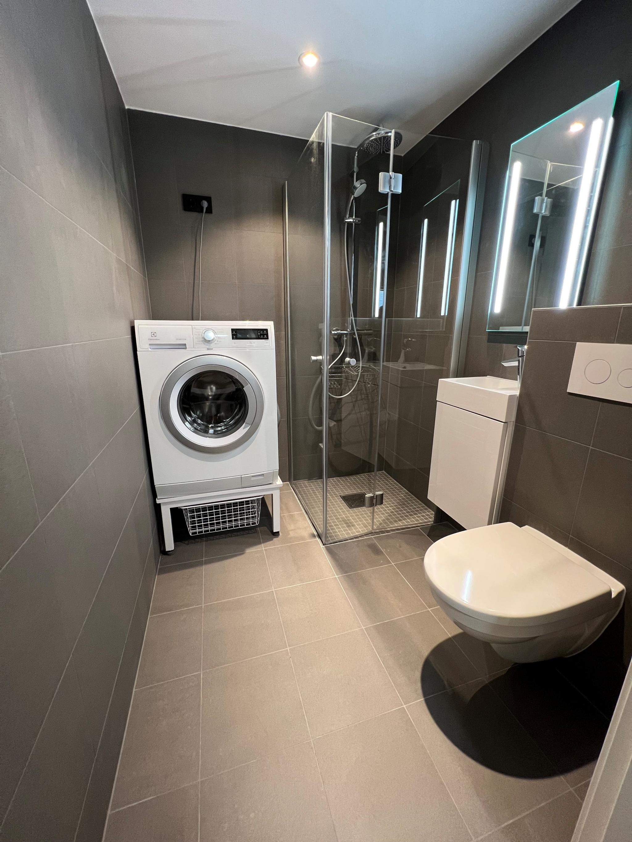 Bad inkludert vaskemaskin