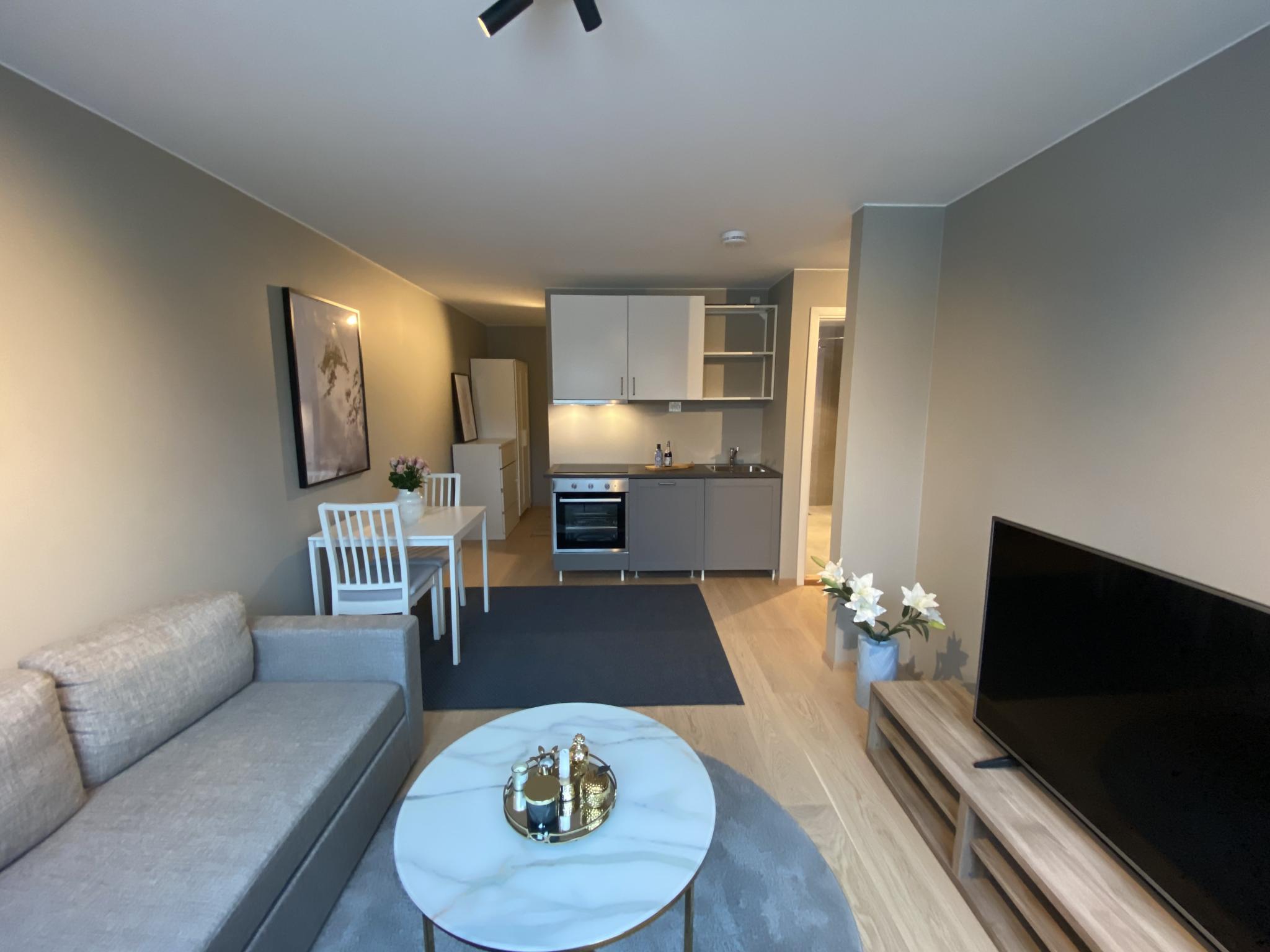 Mye naturlig lys og høy standard