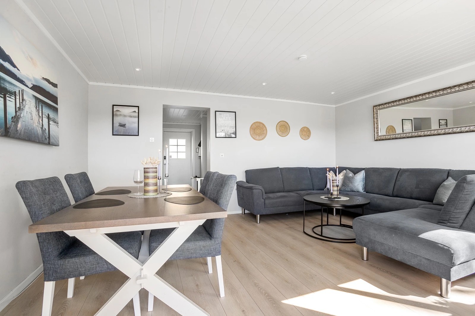 Stor stue med AC/varmepumpe