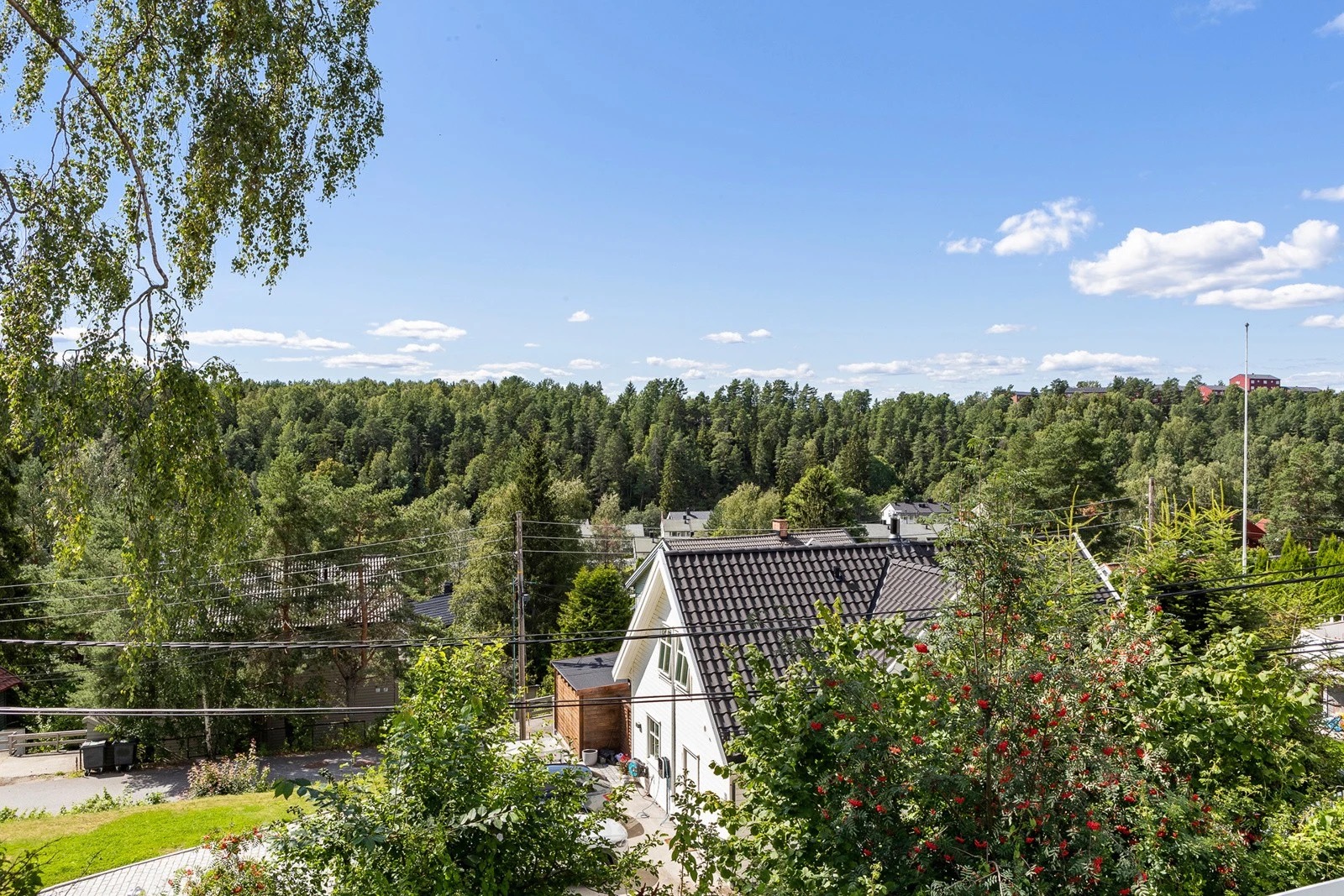 Utsikt fra balkongen 