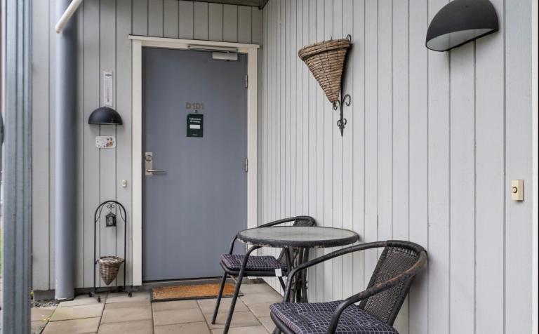 Enkel trappefri tilgang til leiligheten 