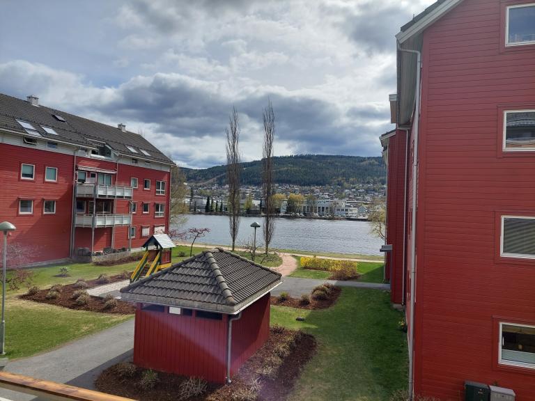 Utsikt fra balkongen