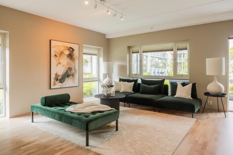 Alle bilder er fra boligstyling når boligen ble solgt. 