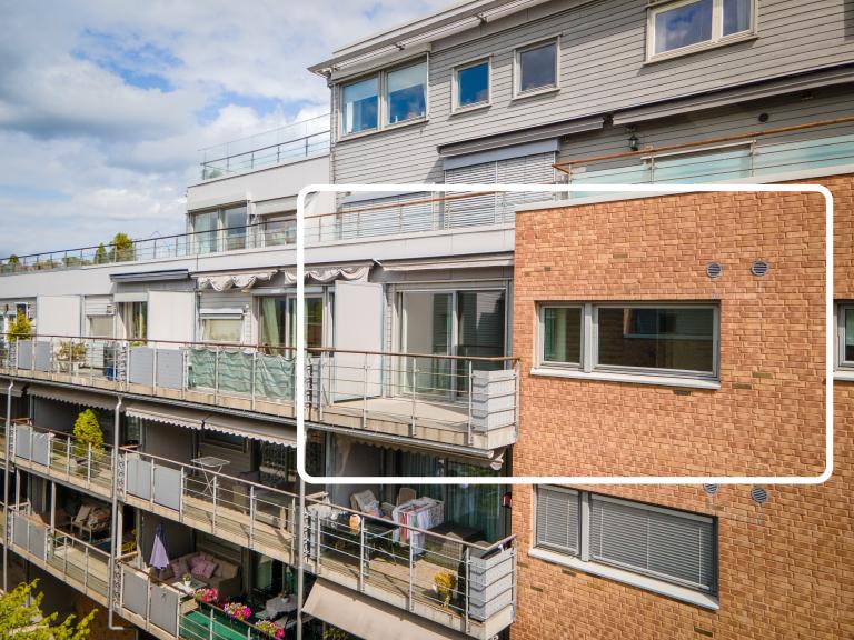 Leilighetens beliggenhet i bygget