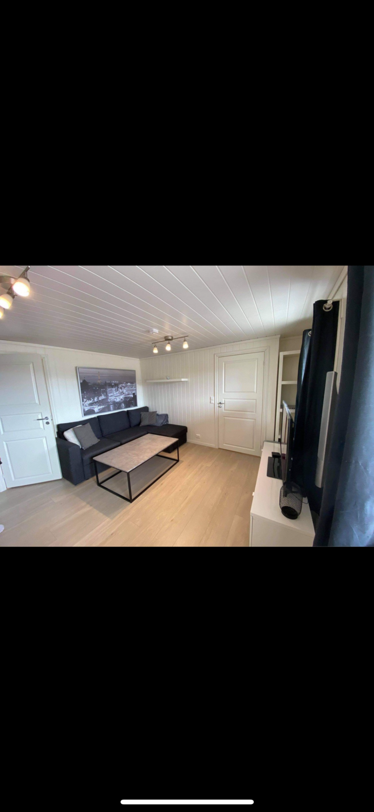 Kombinert kjøkken og stue!
Hvitevarer følger med.