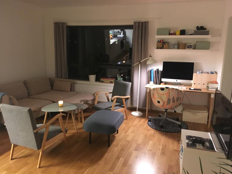 Stue/kjøkken (tidl. leie)