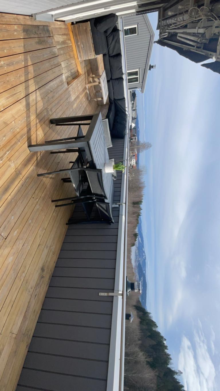 Terrasse med gode utsiktsforhold