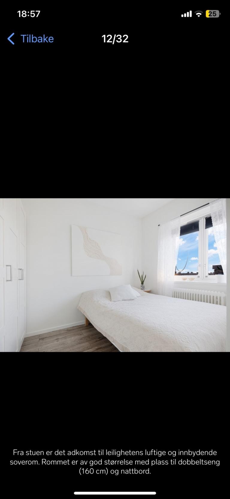 Leietaker må ha med egen seng